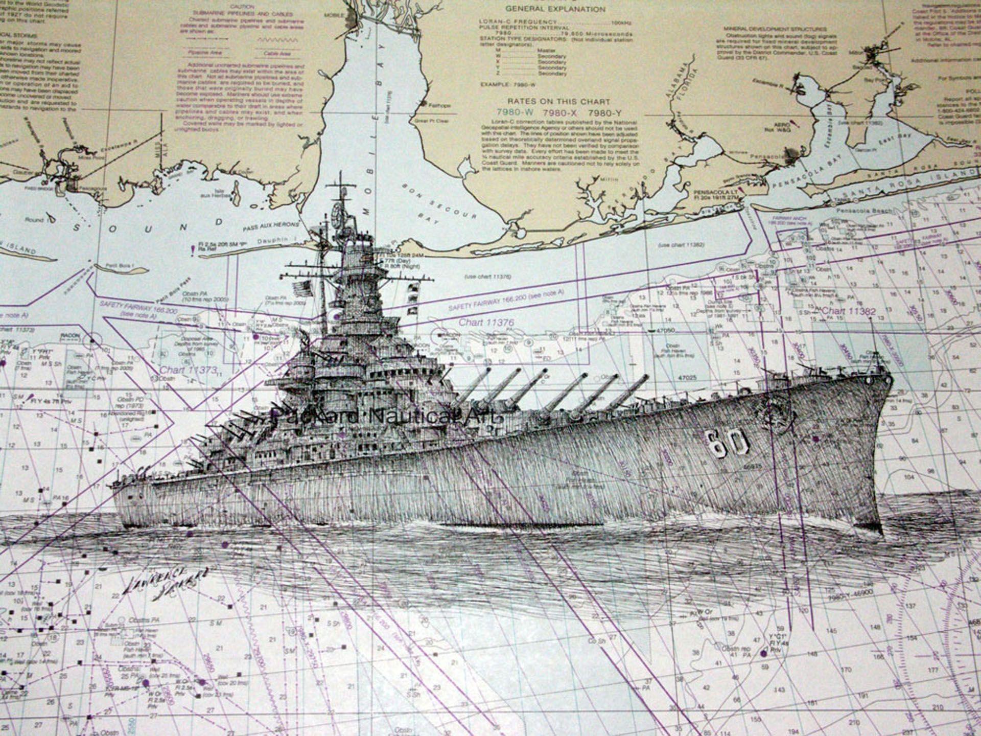 1920x1440 Nautical Art Wallpaper