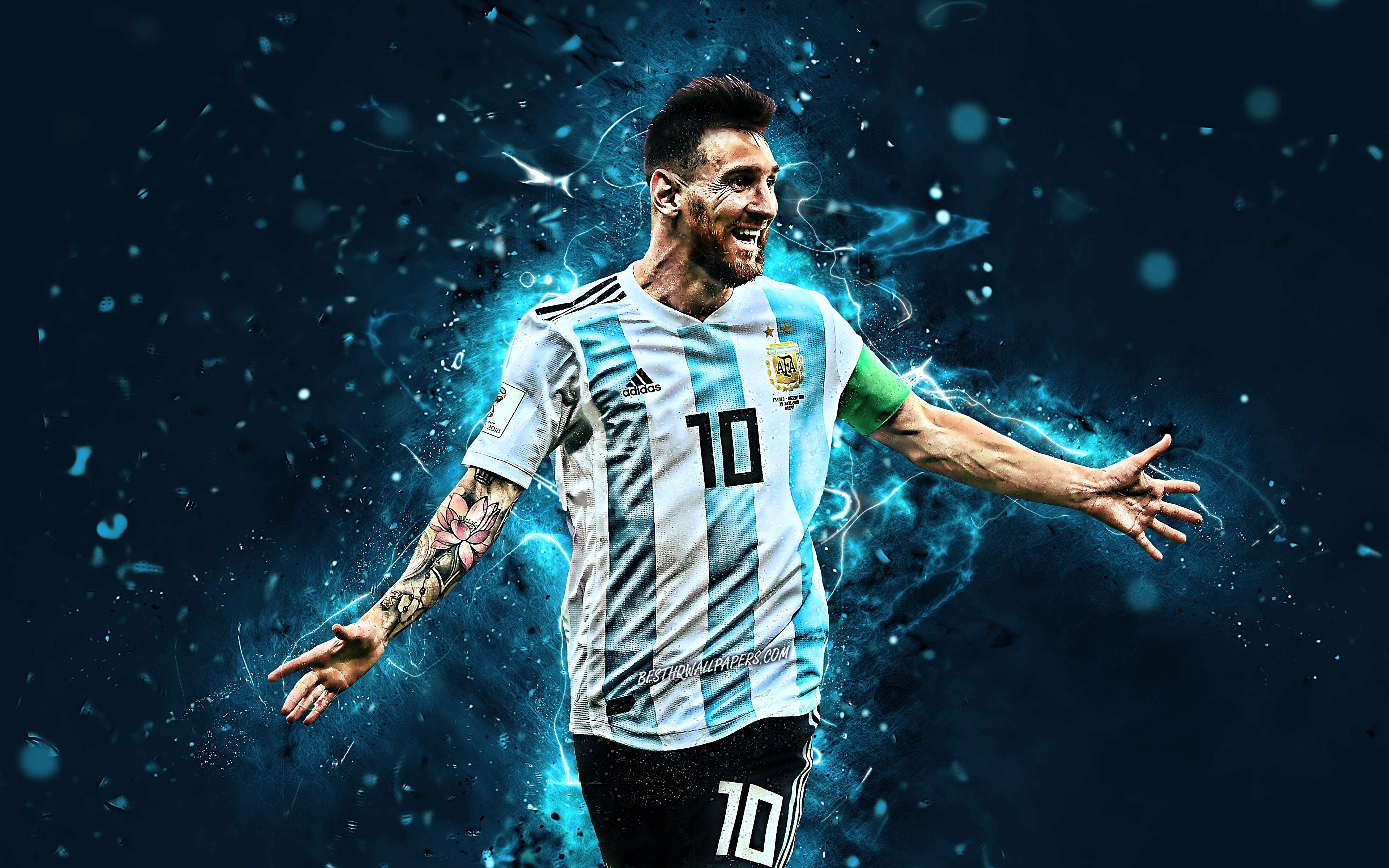 Football Wallpapers  Argentina have done it ROJO AND MESSI WALLPAPER By  KZGFX  Facebook