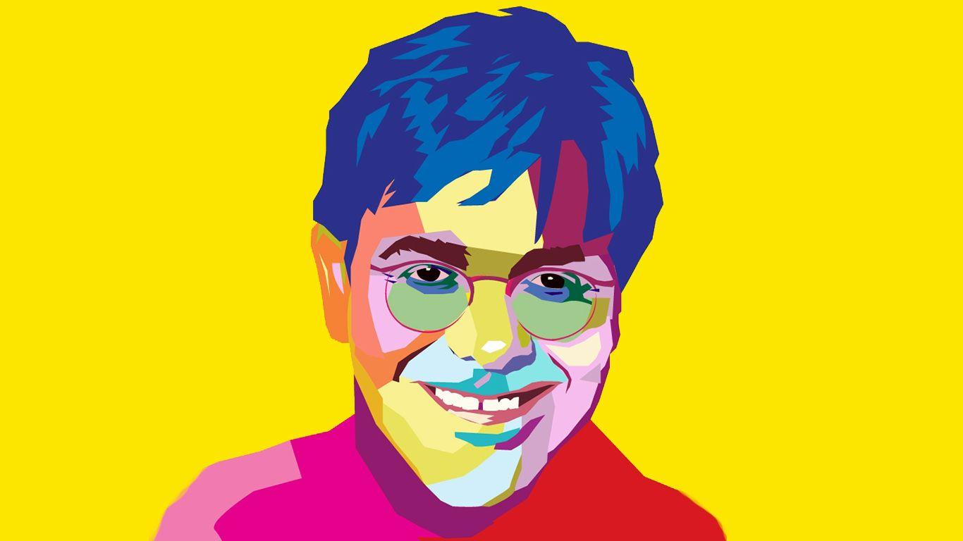 1366x768 Elton John HD Wallpaper