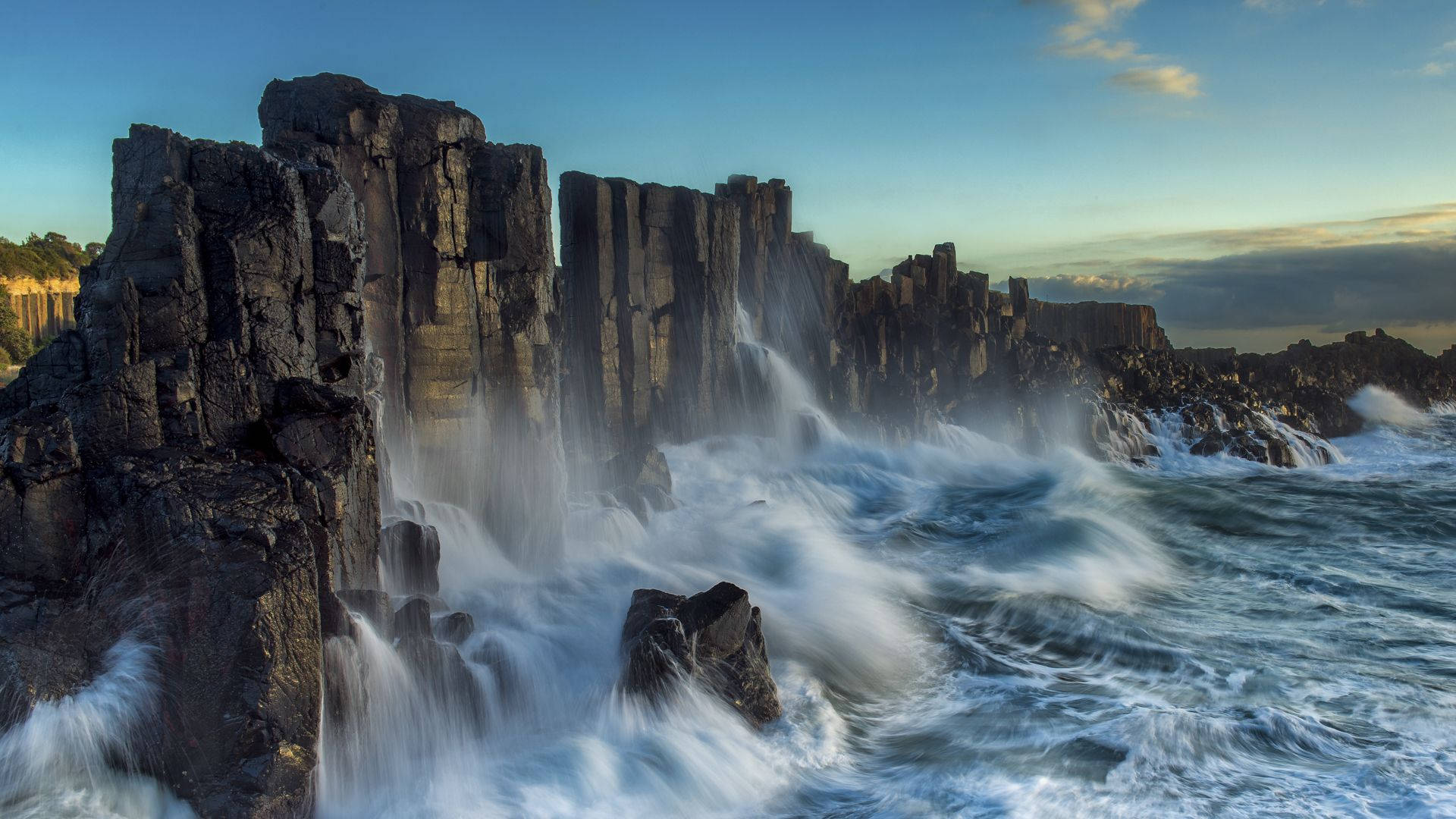 1920x1080 12k Rock Formation And River Wallpaper