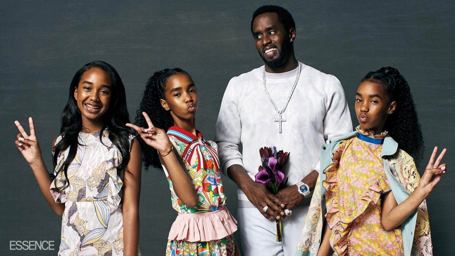 1920x1080 Diddy and Daughters Grace The Cover of ESSENCE As He Opens
