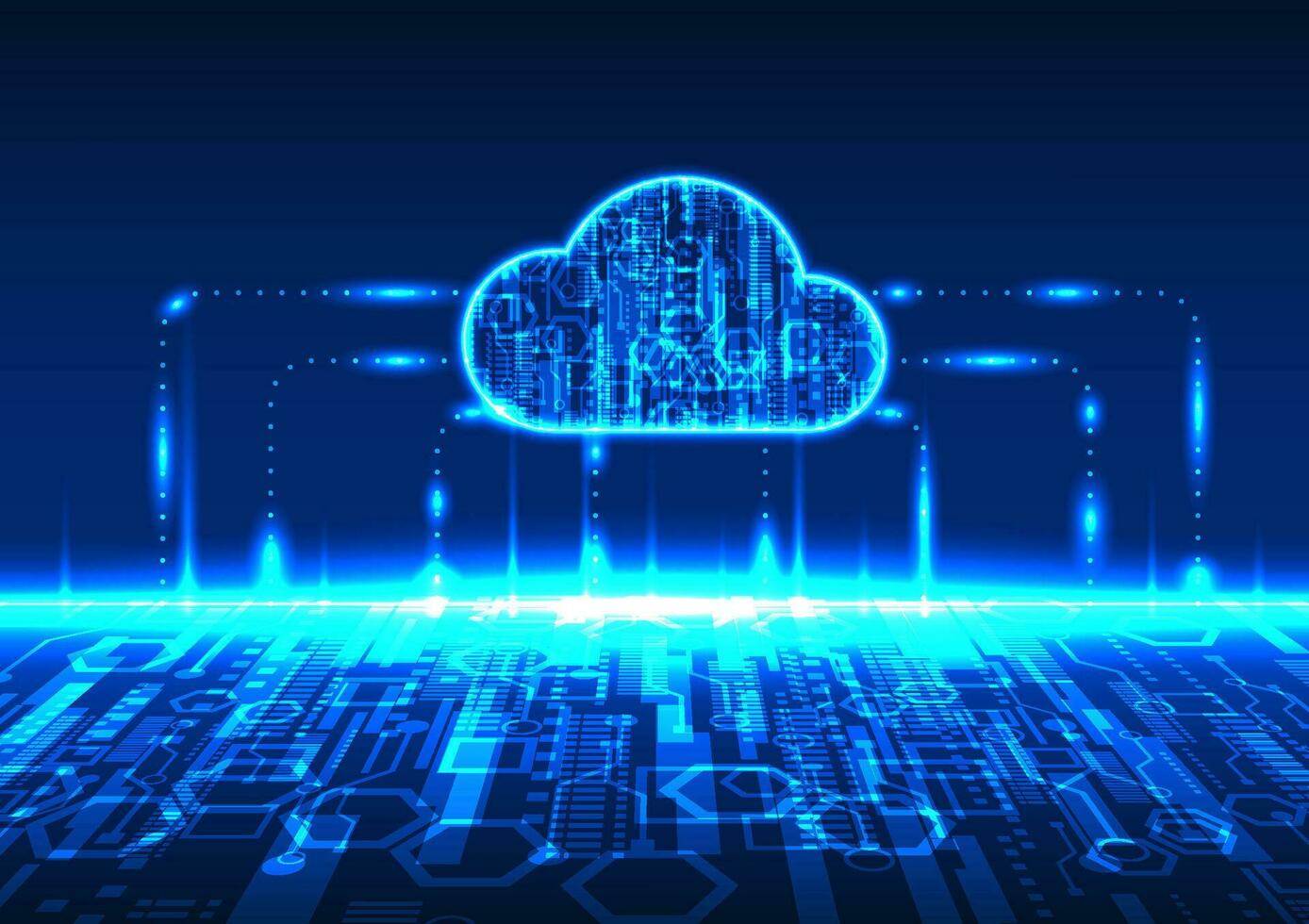 1388x980 Smart cloud technology connects