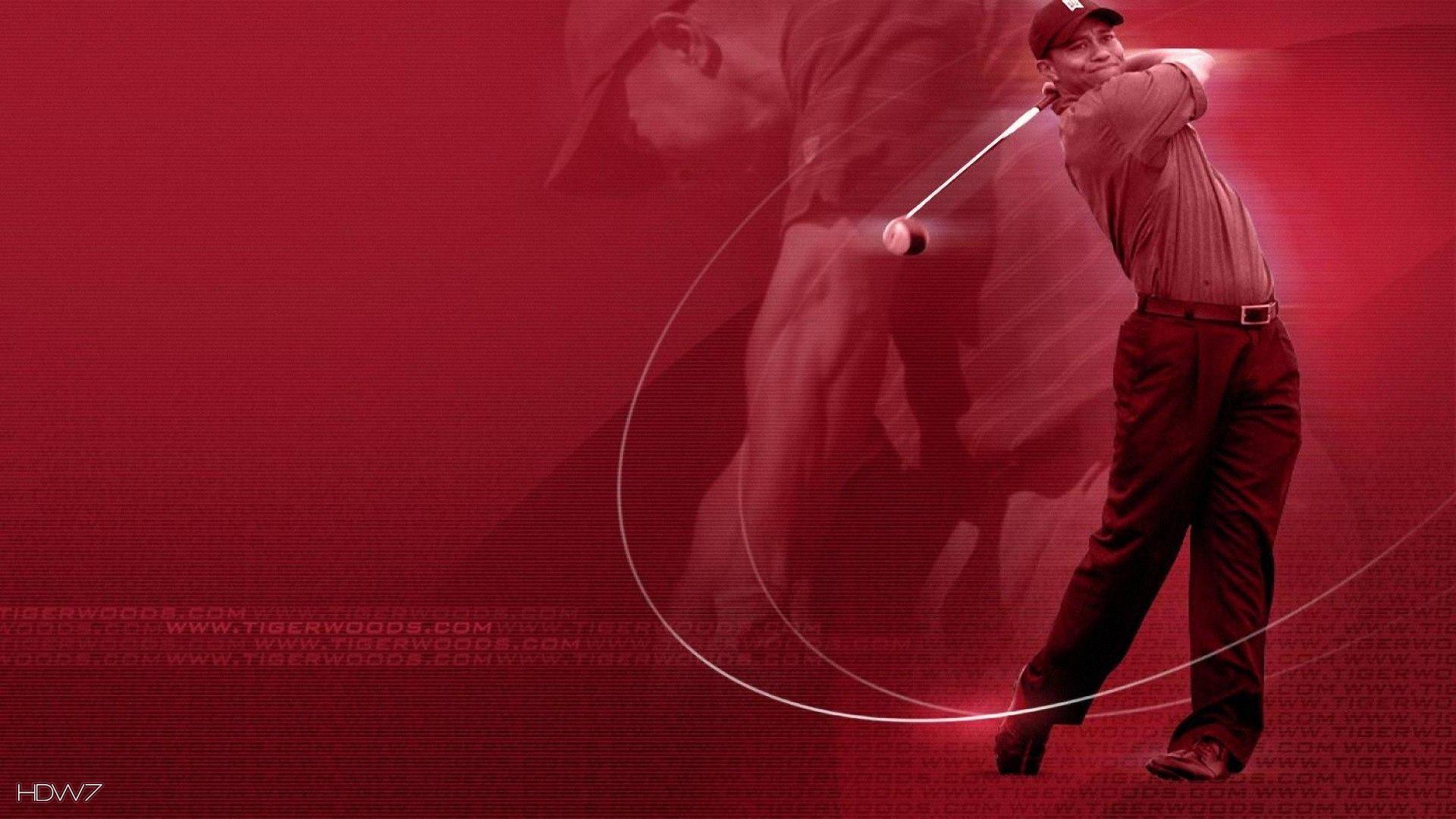 1920x1080 tiger woods artistic red wallpaper 1920x1080. HD wallpaper