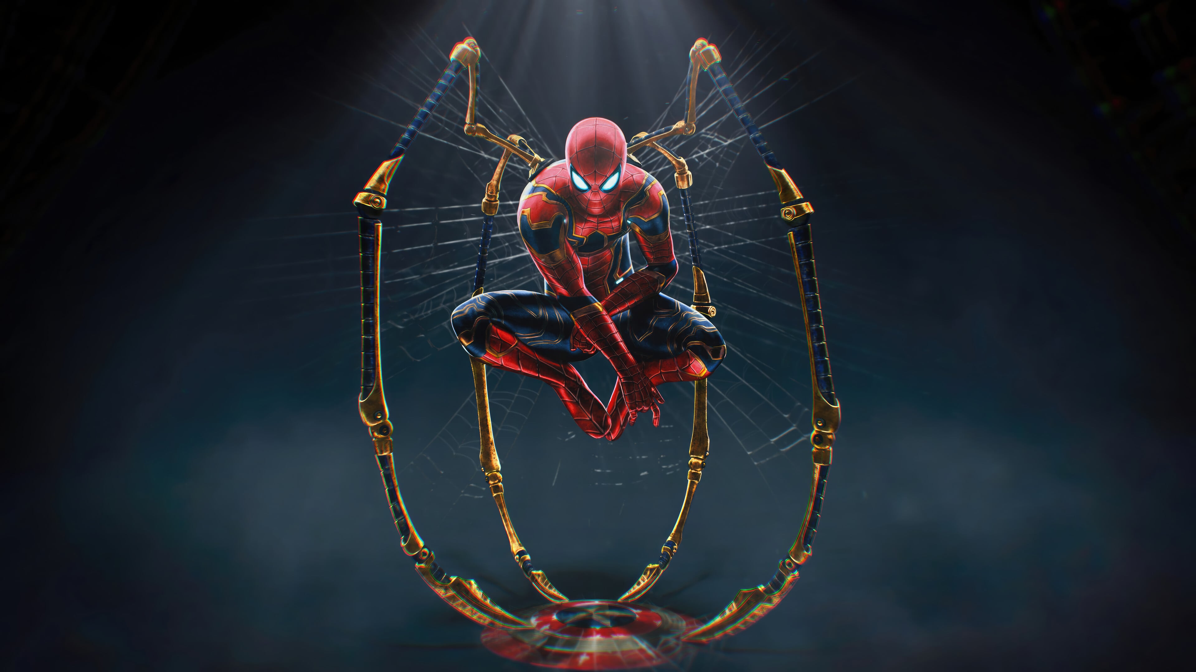 3840x2160 Iron Spider Suit 4K Wallpaper iPhone