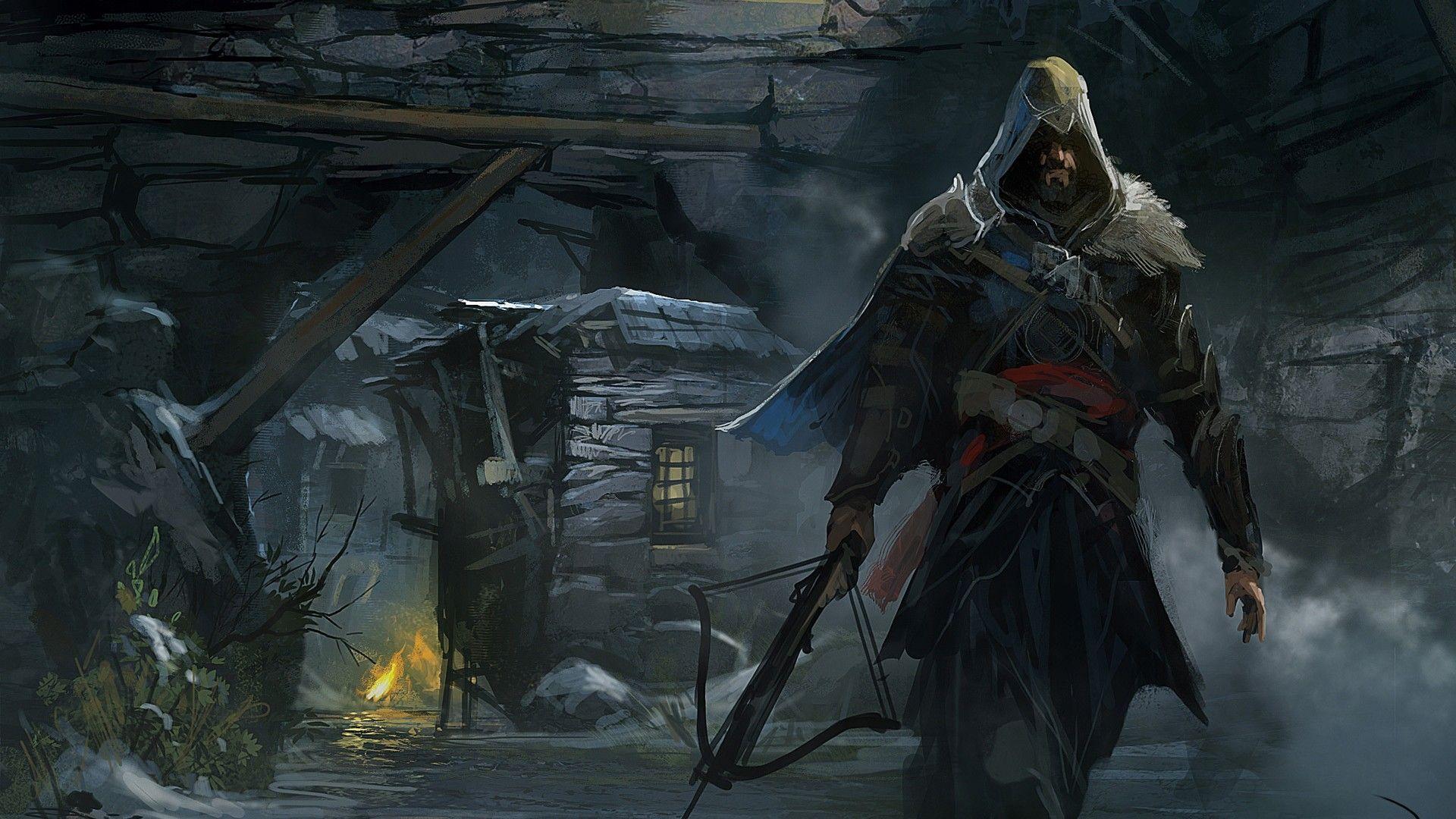 1920x1080 Download 1920x1080 HD Wallpaper ezio auditore crossbow art