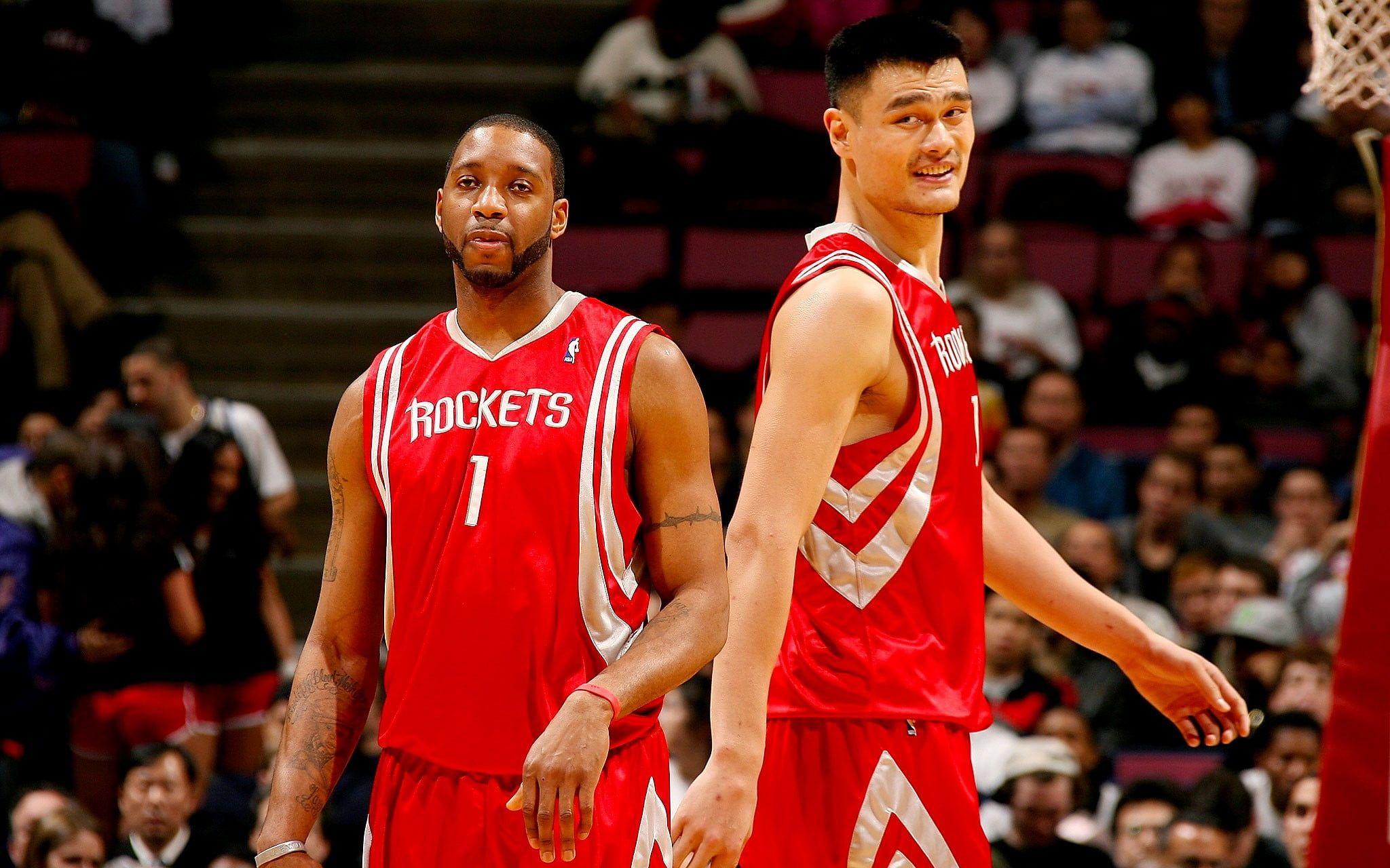 2048x1280 Yao Ming and Tracy McGrady HD wallpaper