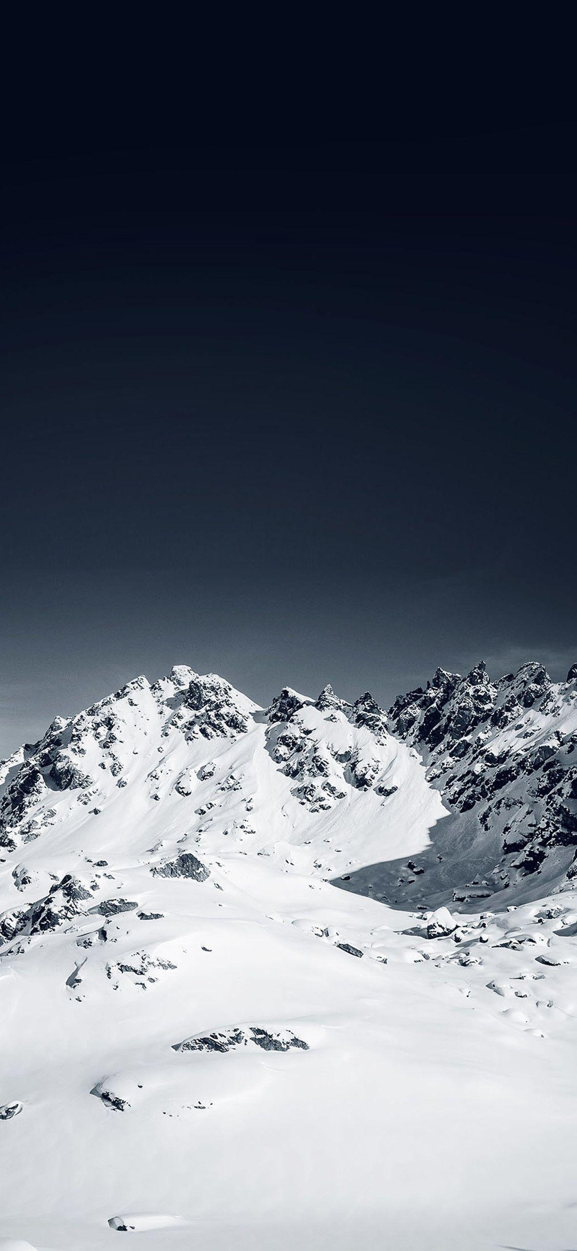 1125x2436 Snow iPhone Wallpaper