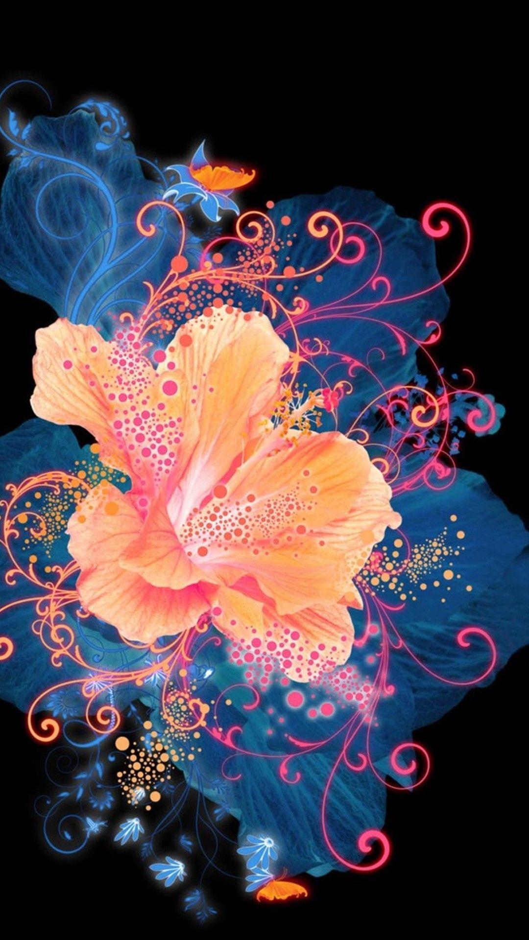 1080x1920 Colorful Flowers Samsung Wallpaper On Wallpaper