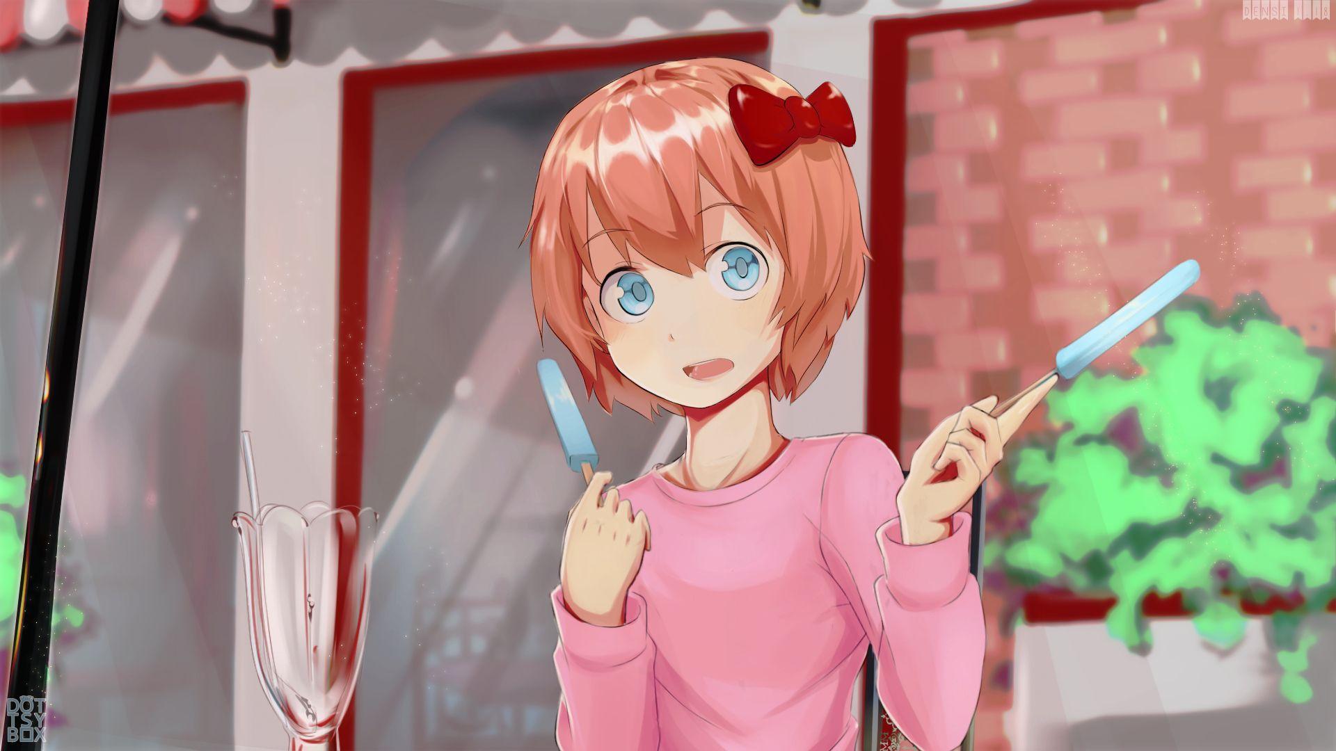1920x1080 Sayori (Doki Doki Literature Club!) Wallpaper