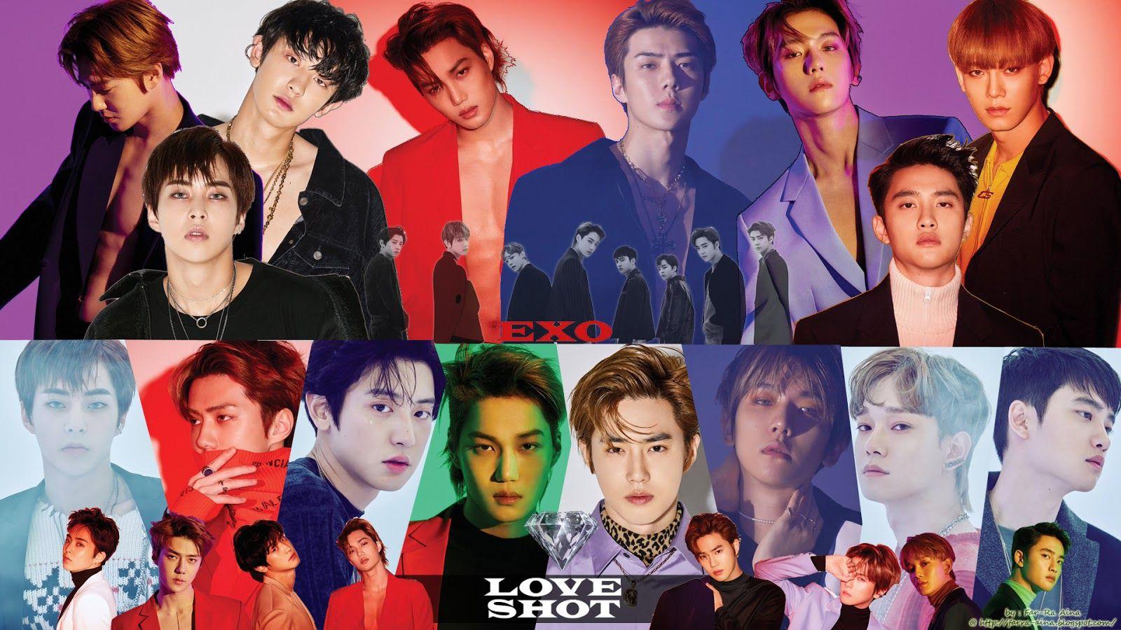 1600x900 EXO Love Shot Wallpaper