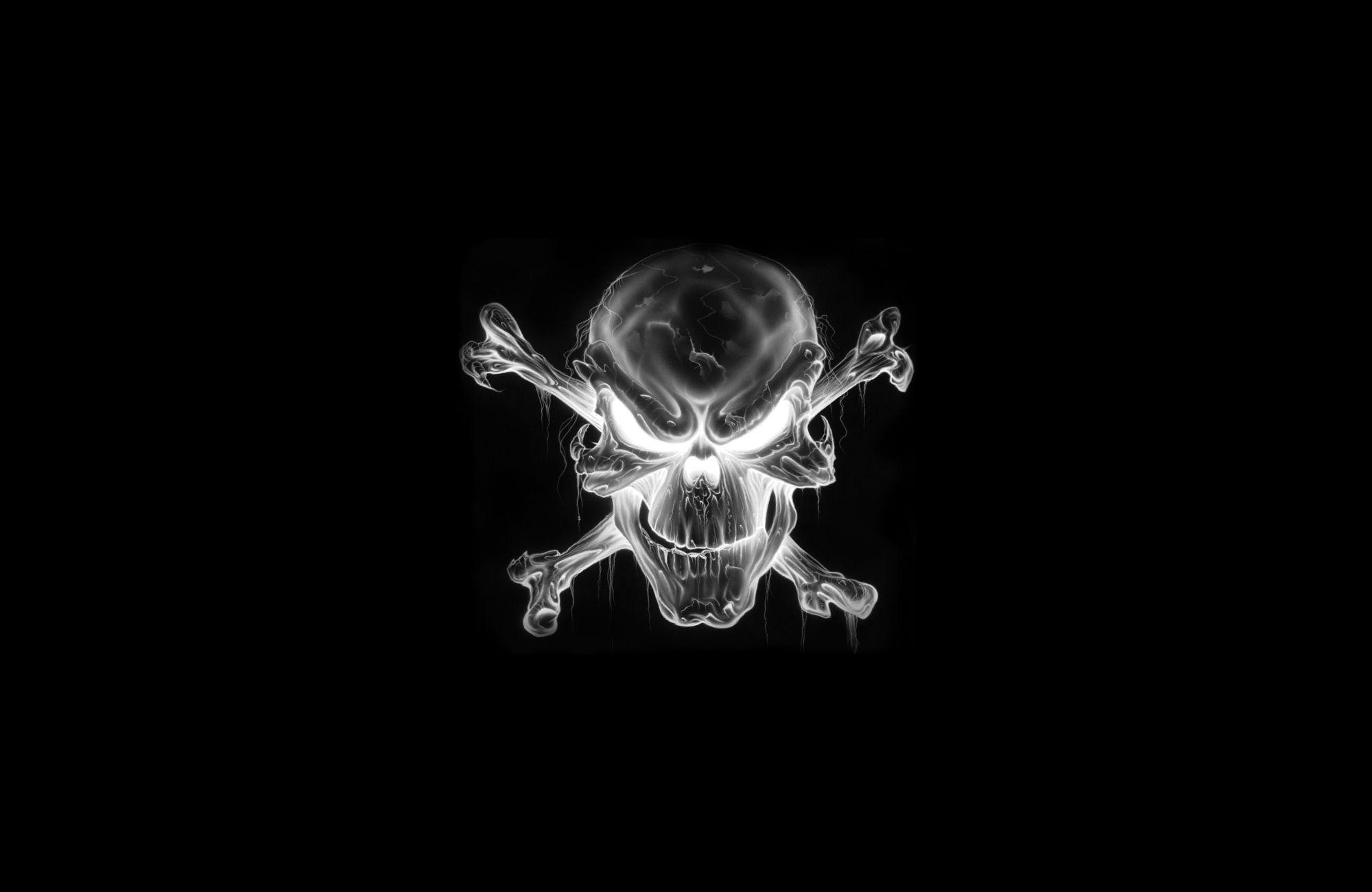 2000x1300 Wicked Skull Wallpaper