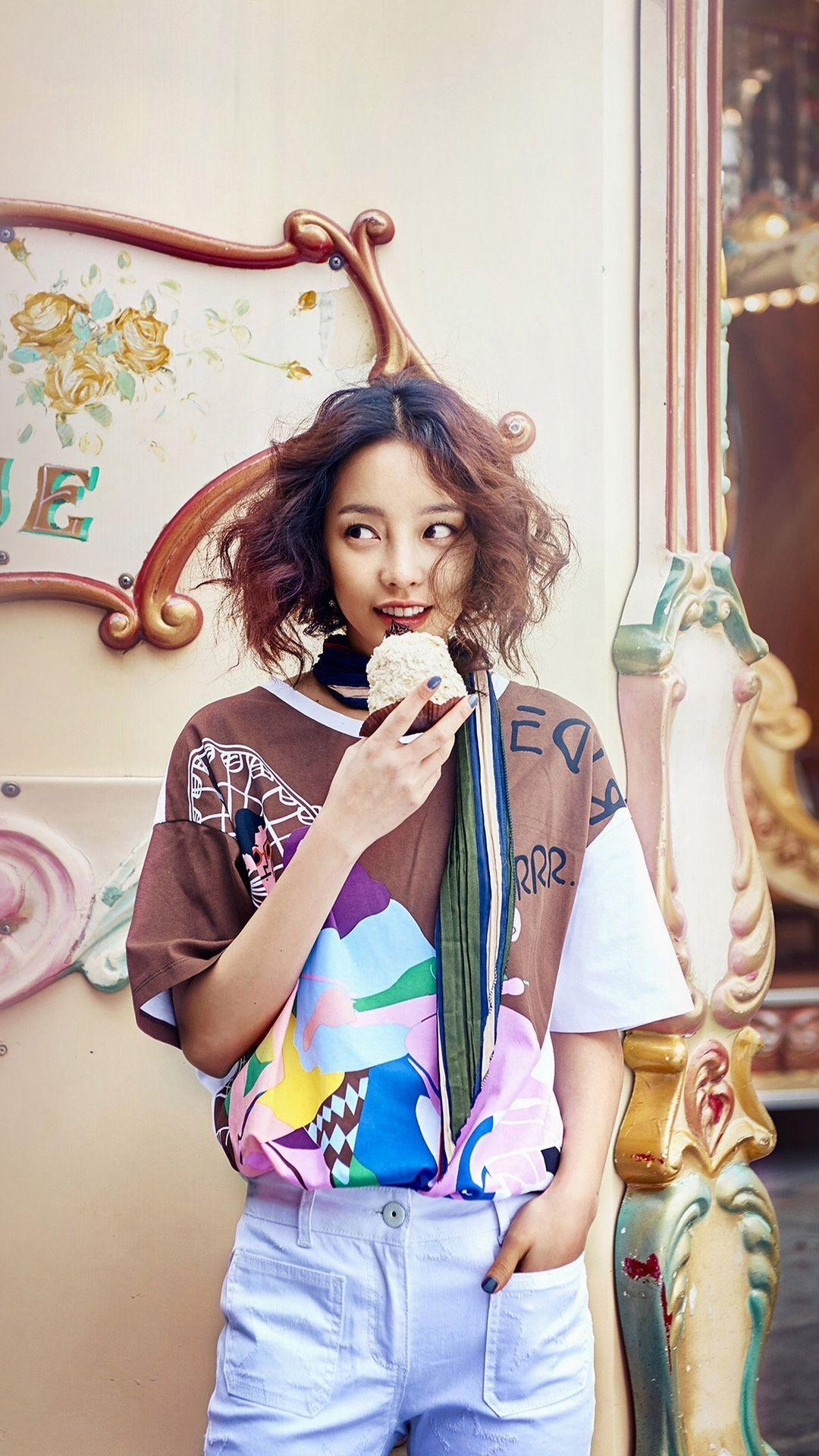 1080x1920 Kpop Kuhara Dessert Eating Cute #iPhone #wallpaper