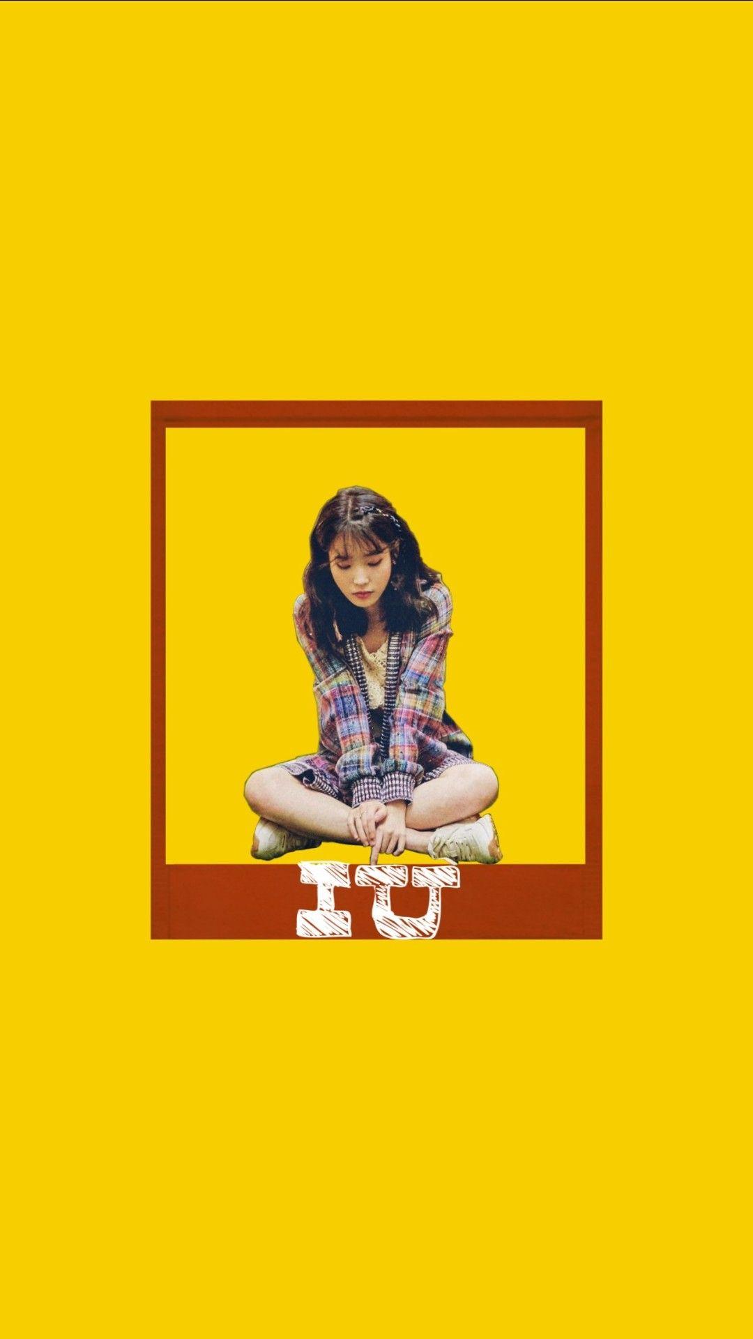 1080x1920 IU #LeeJiEun #Wallpaper #Lockscreens #Yellow #Aesthetic
