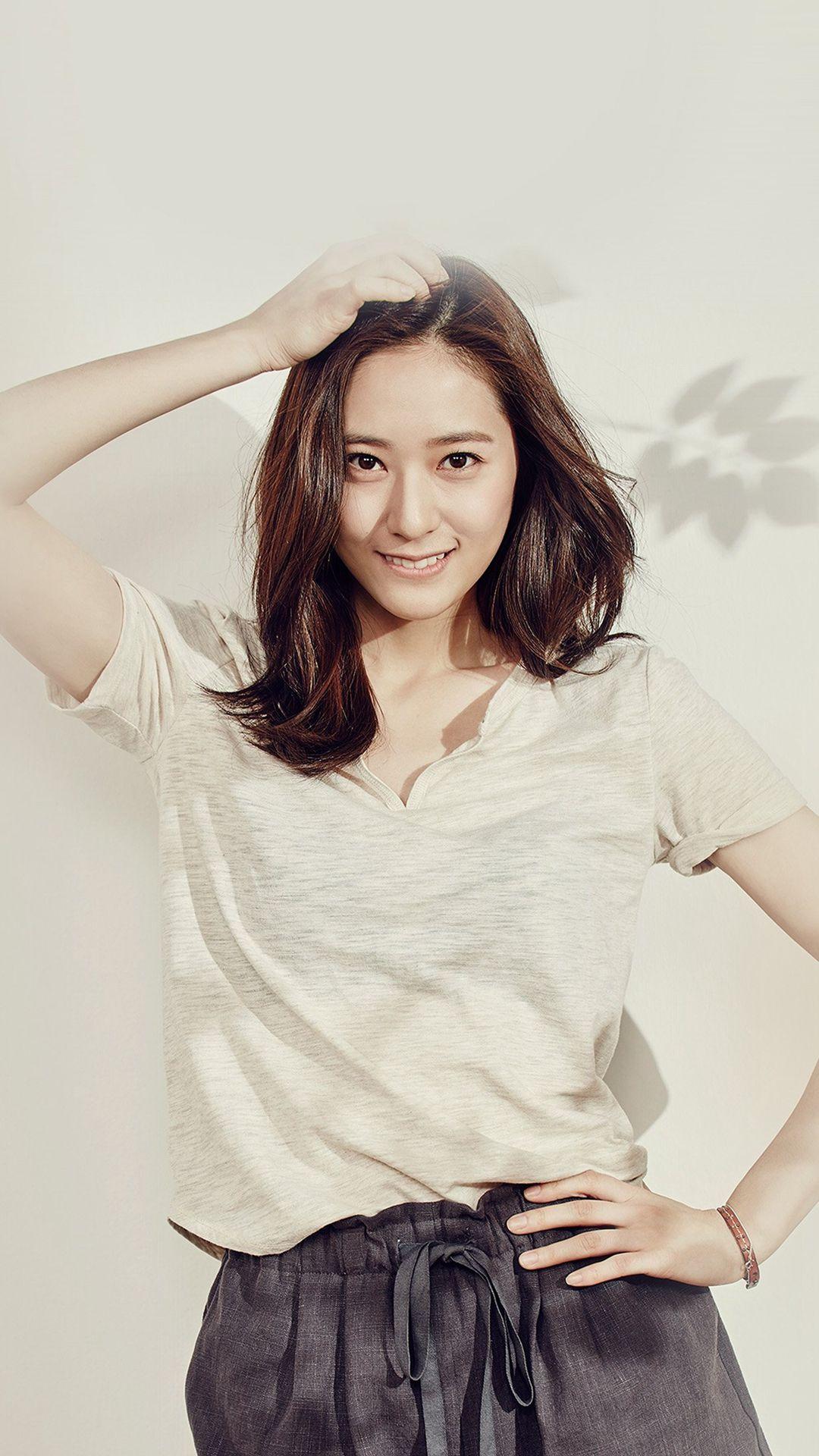 1080x1920 Victoria Fx Kpop Girl Beige #iPhone #plus #wallpaper