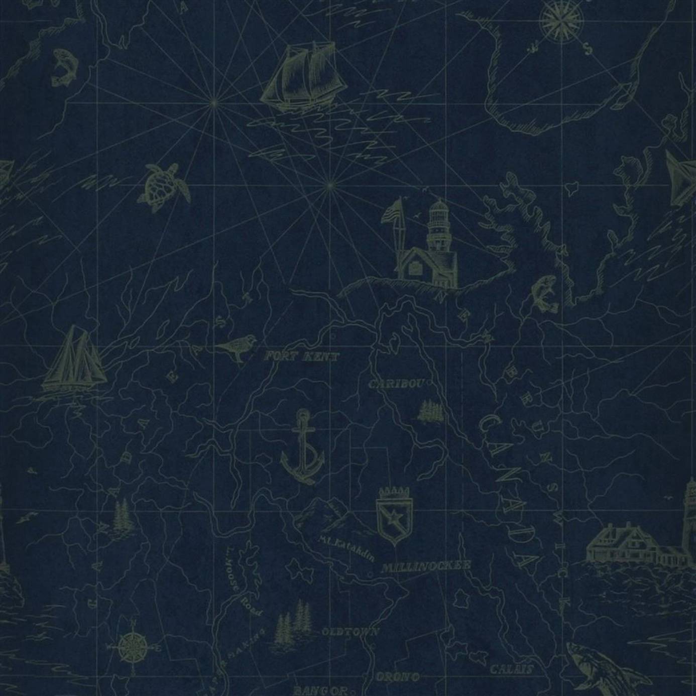 1386x1386 Ralph Lauren Searsport Map Wallpaper Code: PRL5027 04