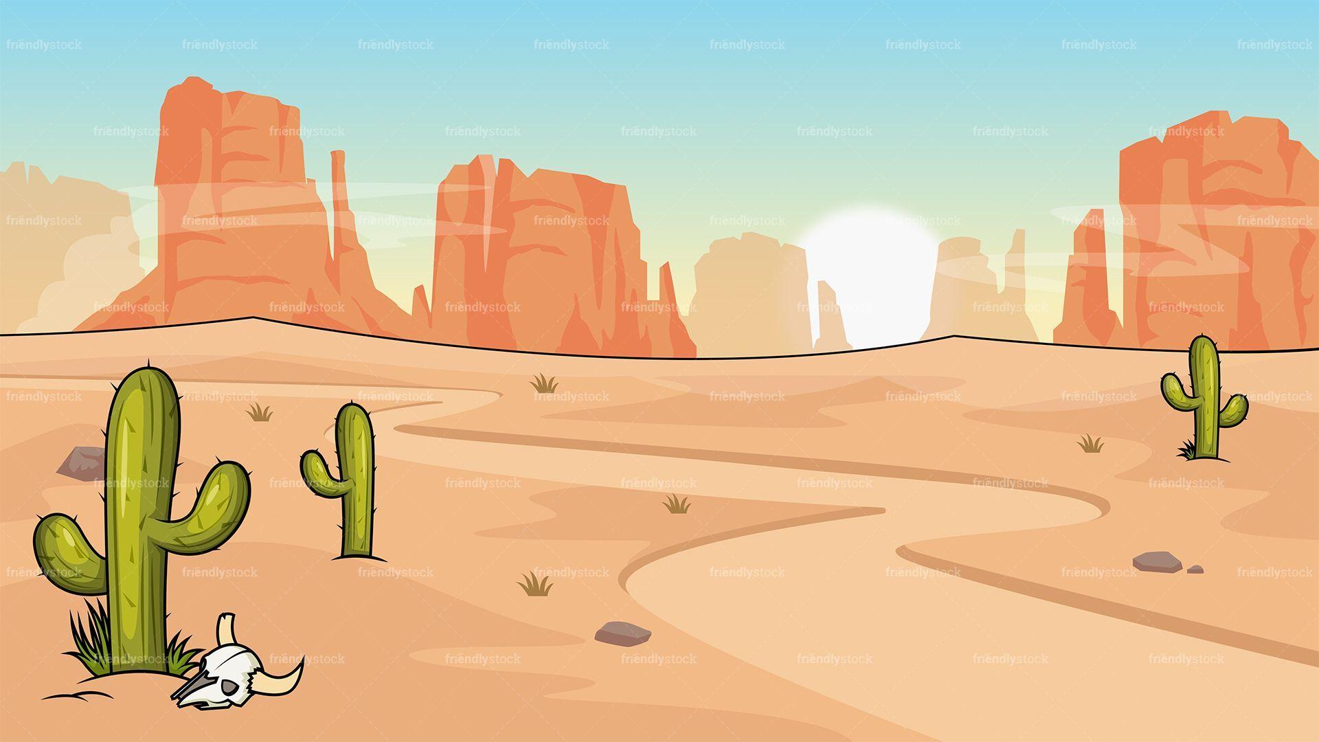 Cartoon Desert Pictures : Landscape Desierto Deserto Quente Paisajes ...