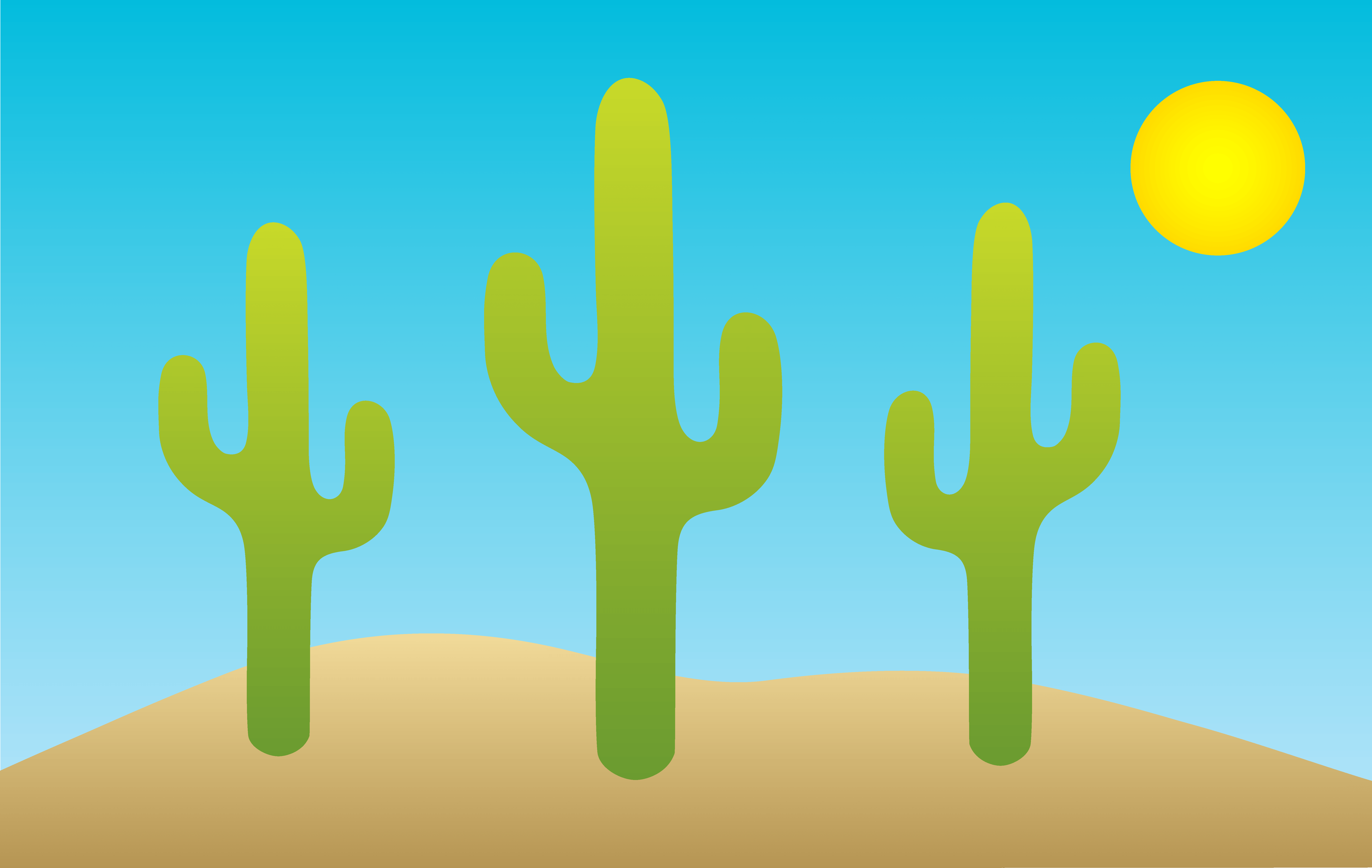 7261x4596 Free Cartoon Desert Background, Download Free Clip Art, Free