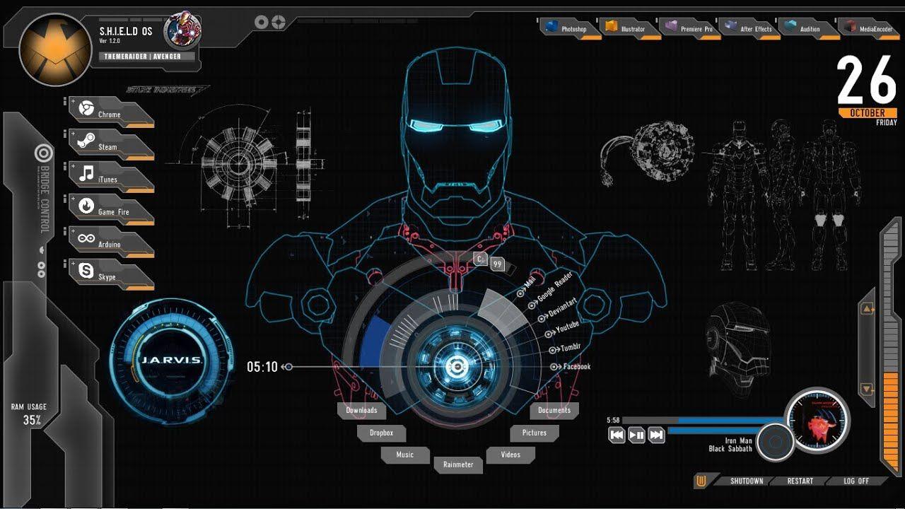 1280x720 How to Install The Jarvis (Iron Man) Theme on Windows 8 / Windows 10