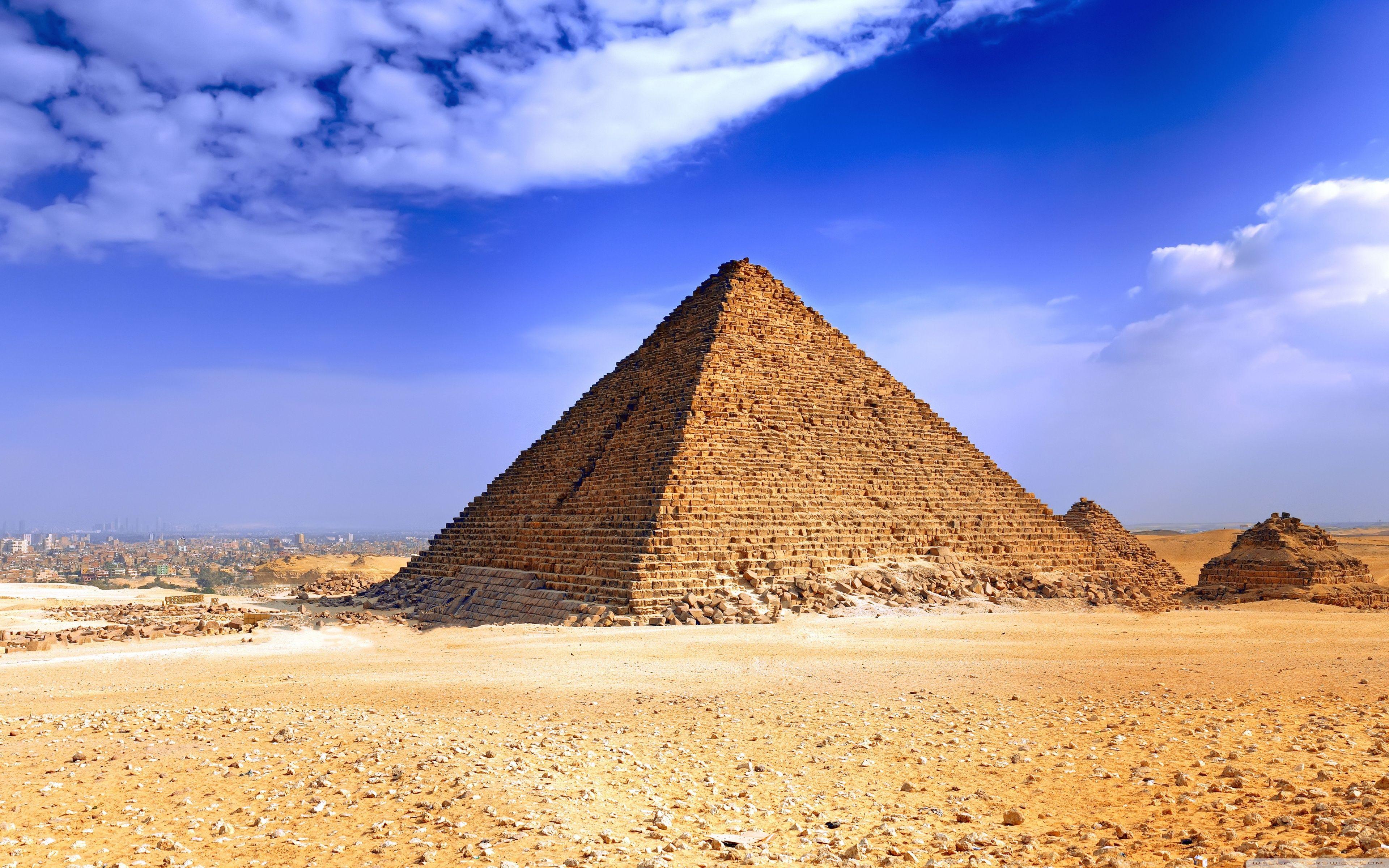 3840x2400 Egypt Pyramid ❤ 4K HD Desktop Wallpaper for • Dual Monitor