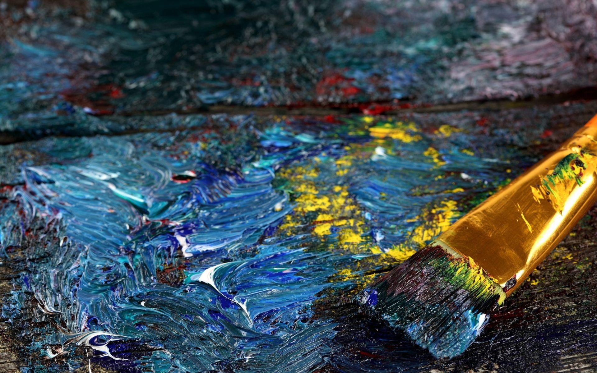 1920x1200 Paint Brush Wallpaper