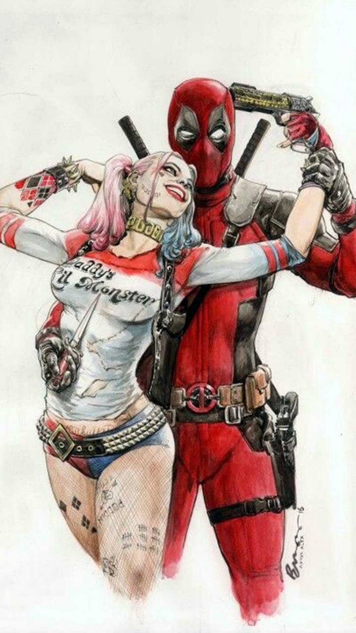 720x1280 harley quinn wallpaper