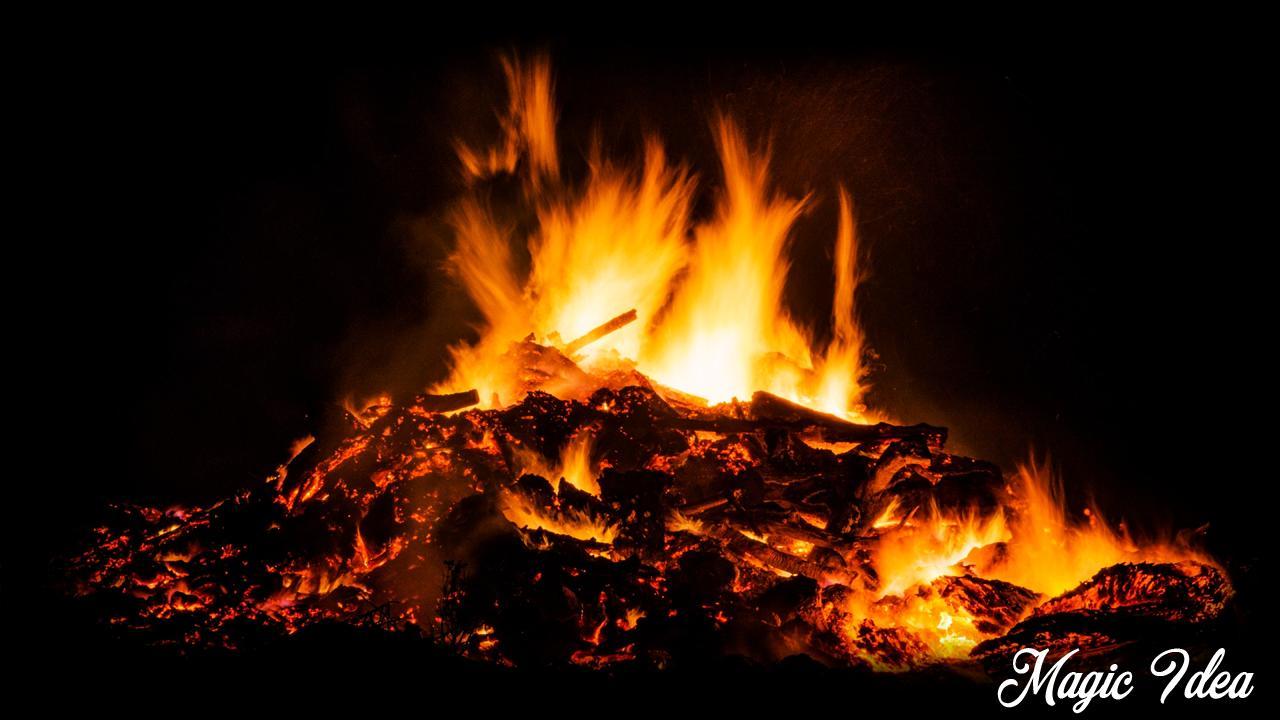 1280x720 Bonfire Wallpaper for Android
