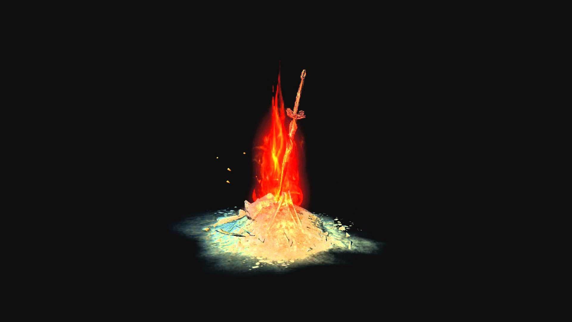 1920x1080 Dark Souls Bonfire Wallpaper