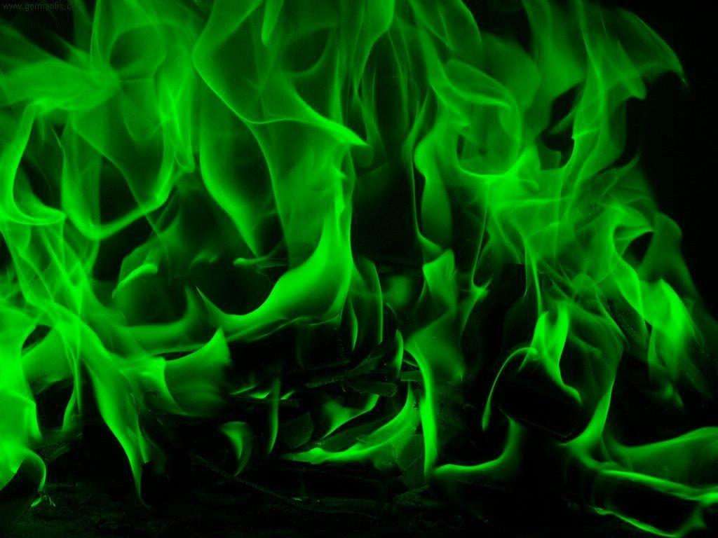 animated green fire