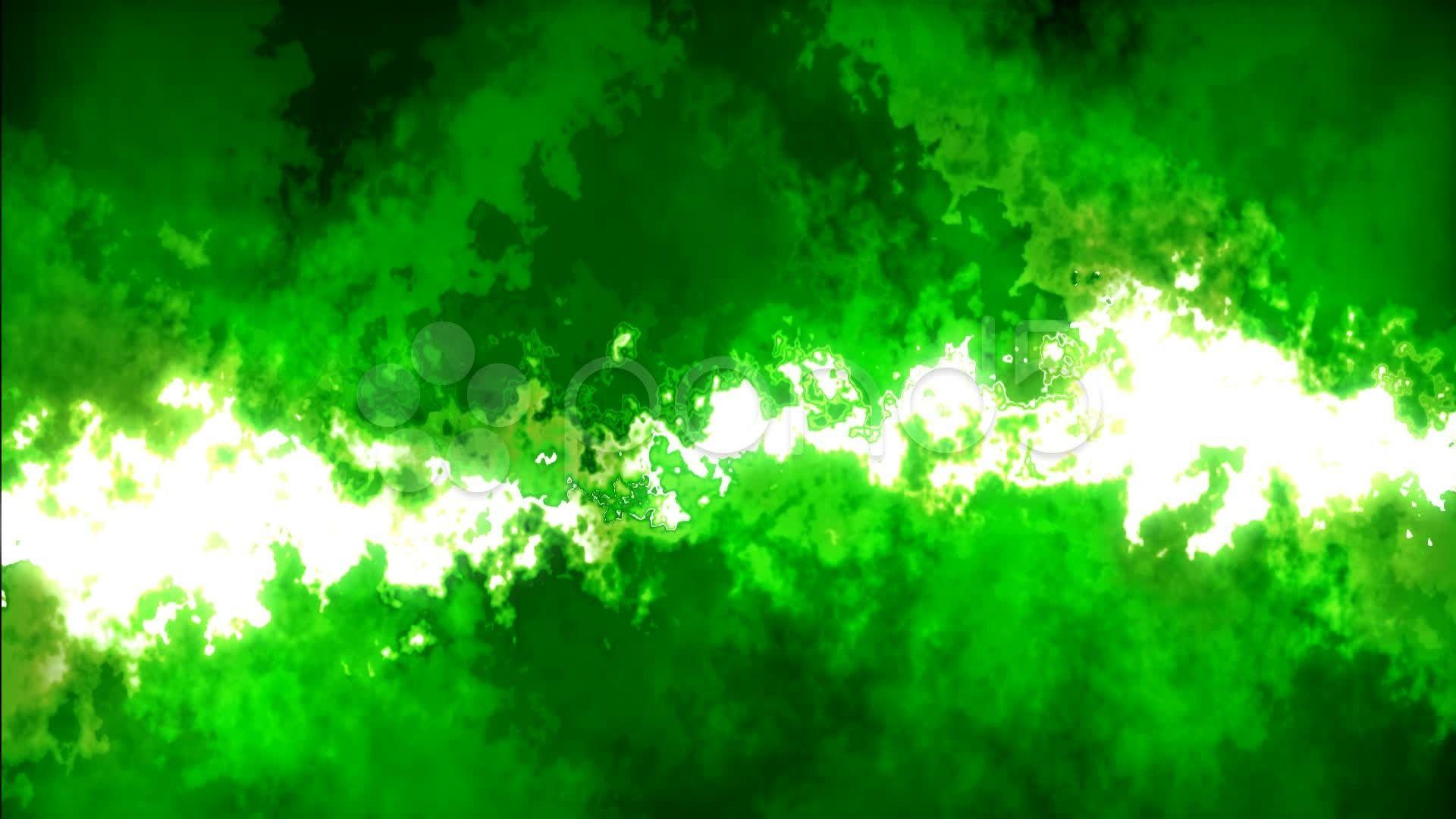 animated green fire