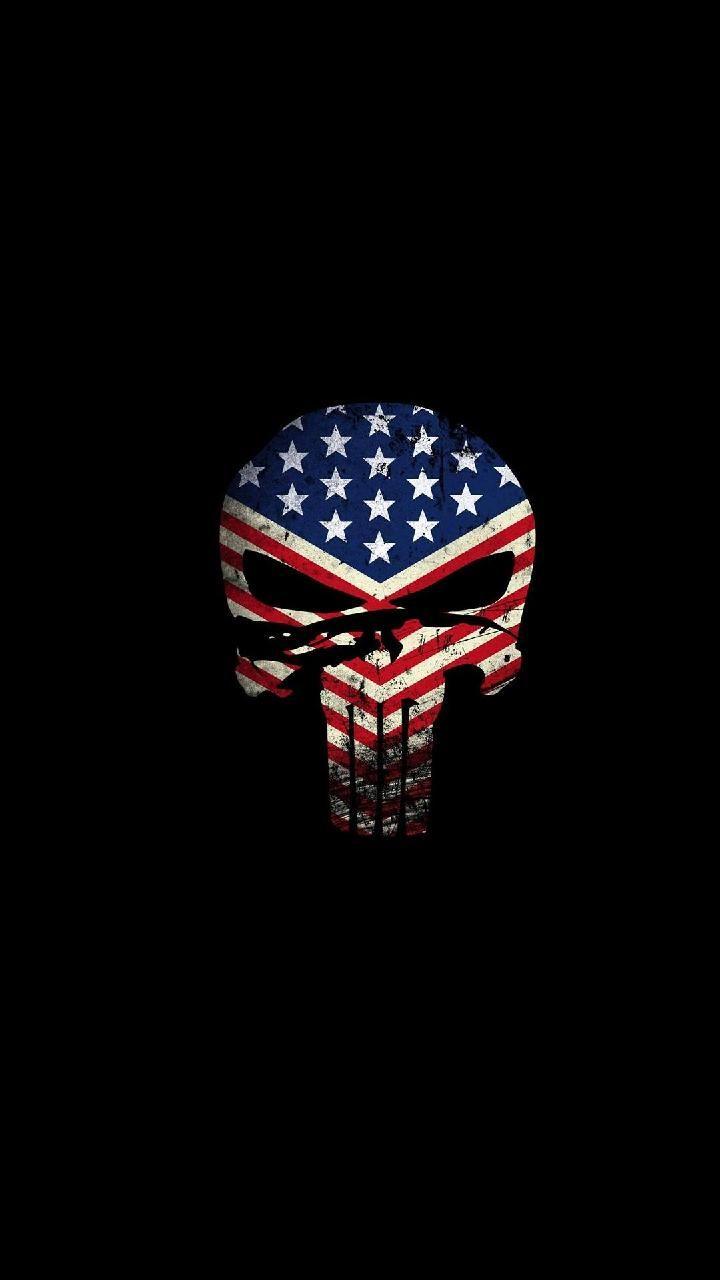 American Flag Skull Wallpapers  Wallpaper Cave