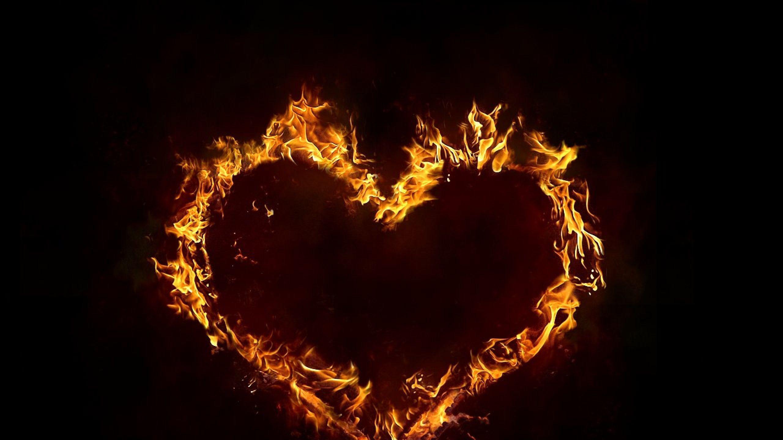 Fire Heart Wallpapers - Top Free Fire Heart Backgrounds - WallpaperAccess