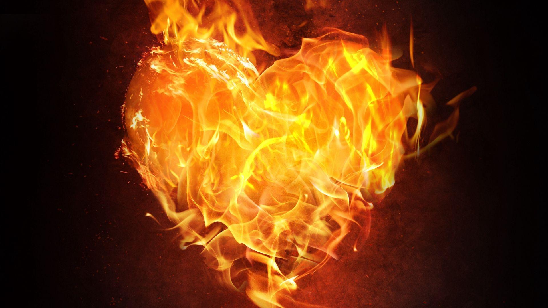 Fire Heart Wallpapers - Top Free Fire Heart Backgrounds - WallpaperAccess