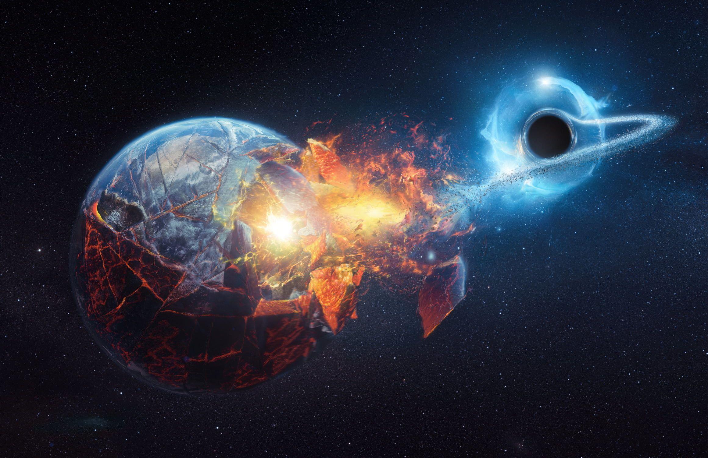 2322x1504 HD Explosion Wallpaper