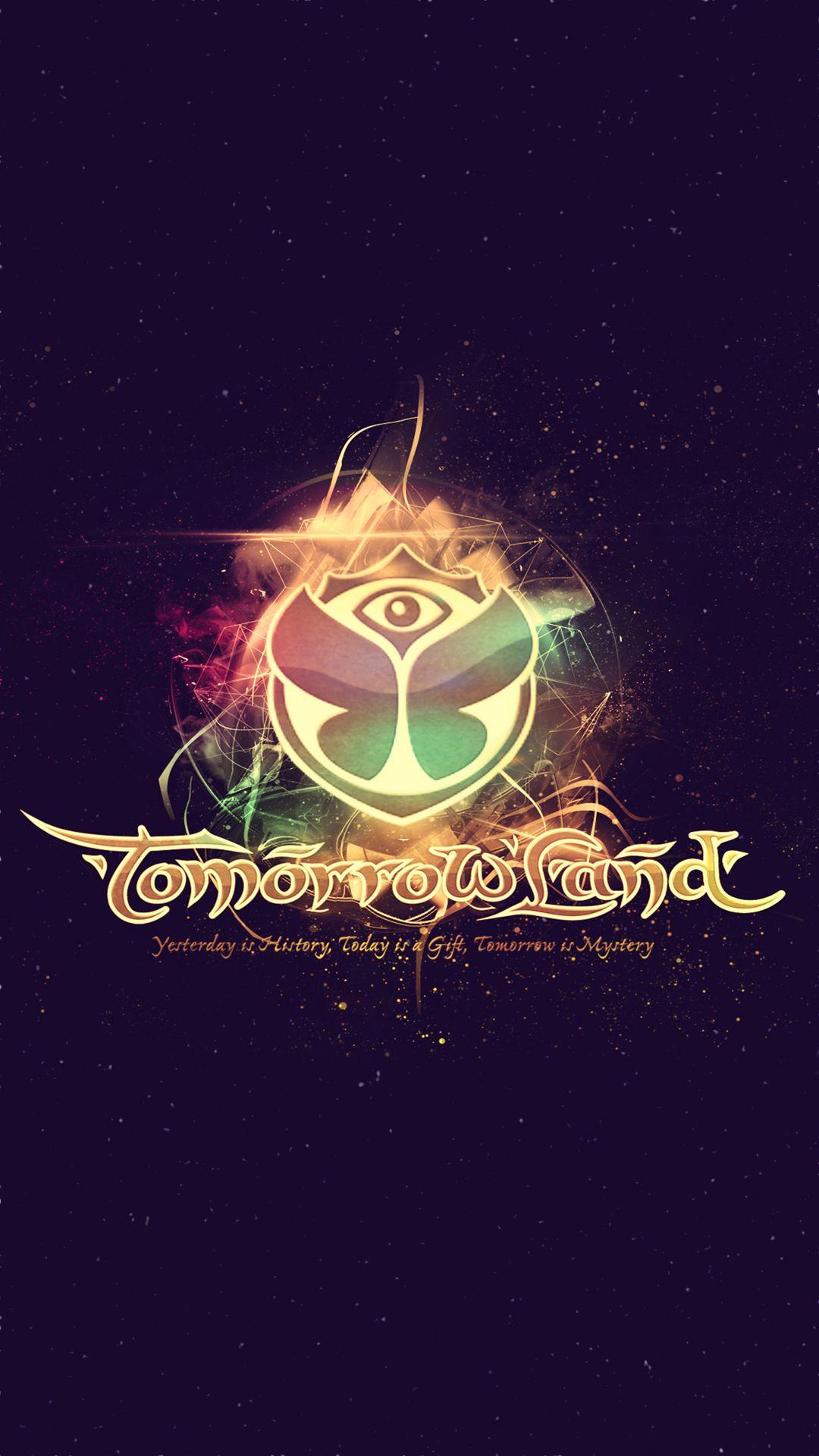 1080x1920 Tomorrowland Electronic Music Festival Logo iPhone 6 Plus HD Wallpaper HD