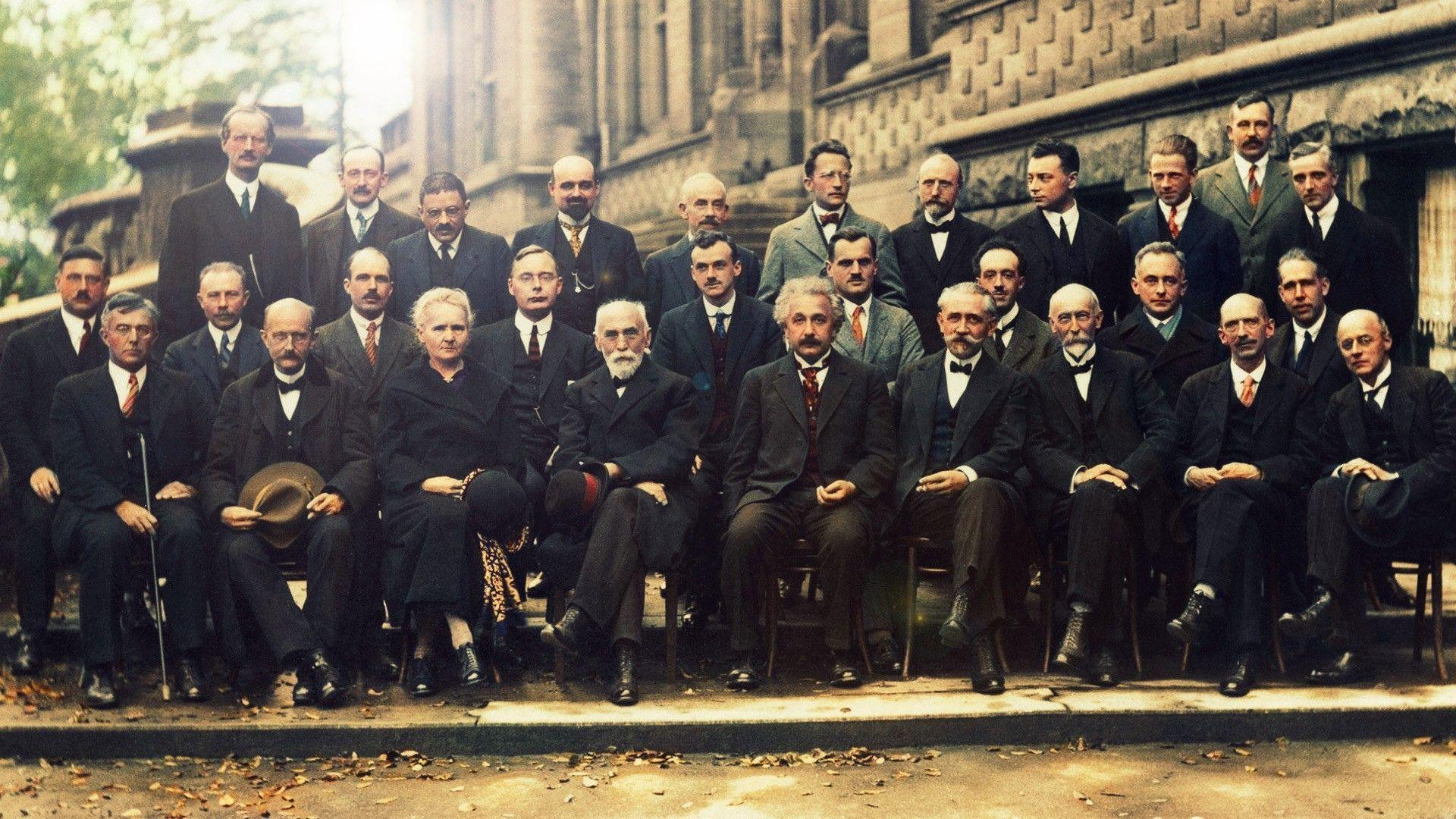 1920x1080 landscapes Albert Einstein scientists Marie Curie Brussels