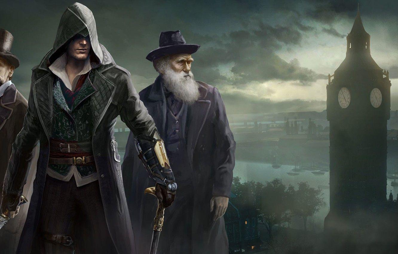 1332x850 Wallpaper London, Assassins Creed, Art, Darwin, Syndicate