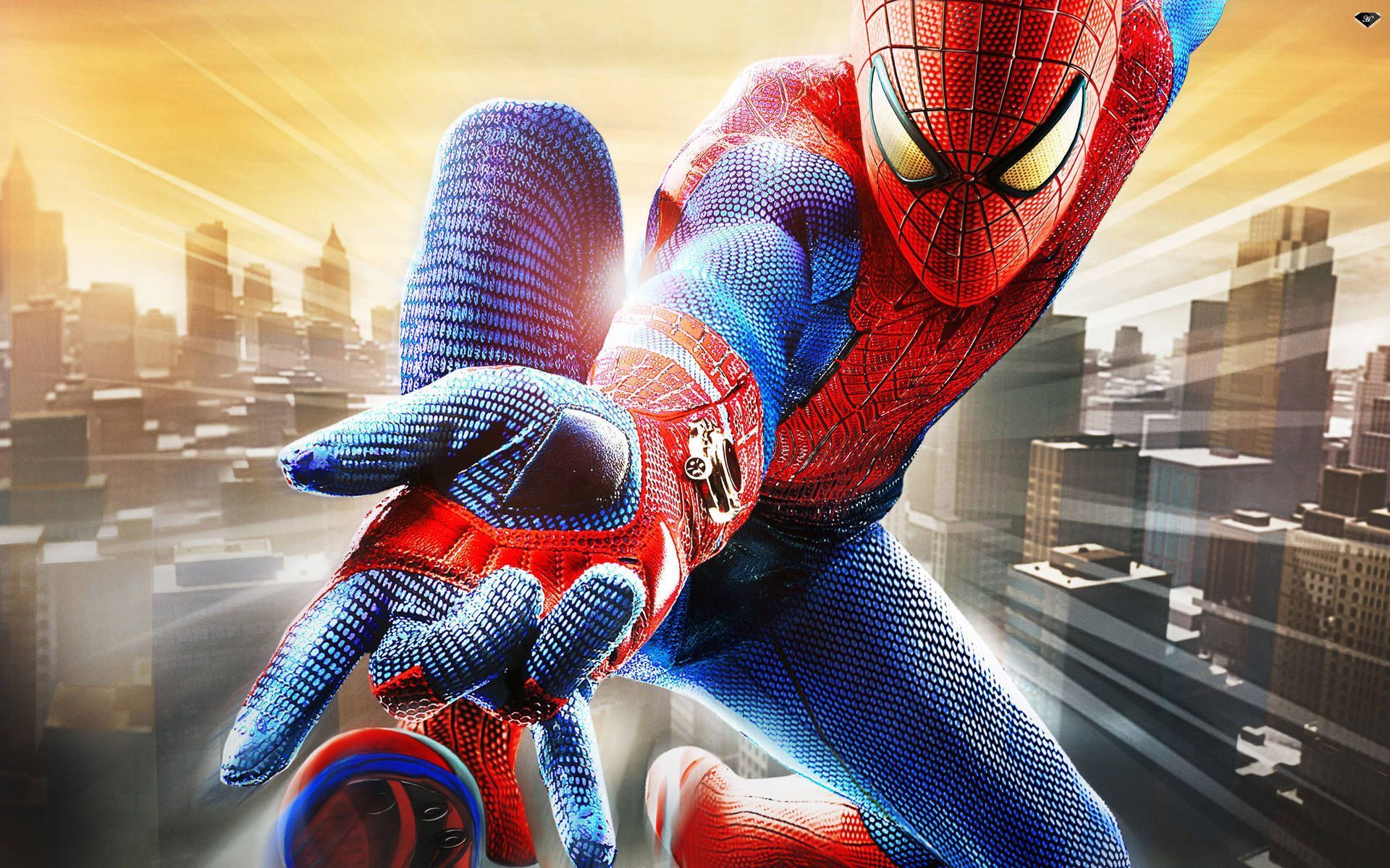 1920x1200 Amazing Laptop Spiderman In The City