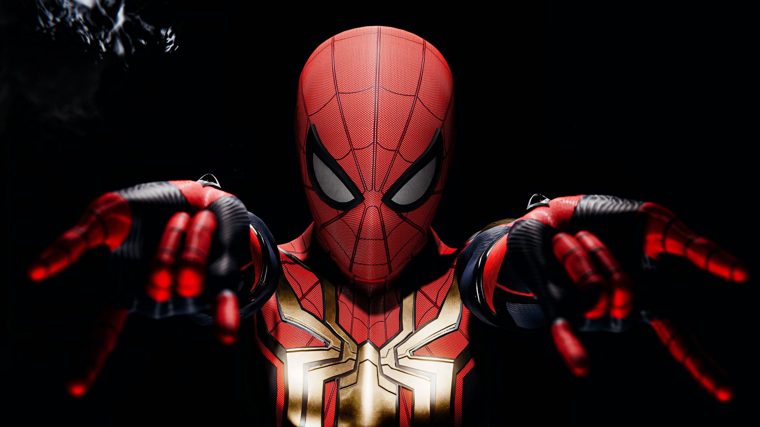 2560x1440 Spider Man Dark Background 4K HD Spider