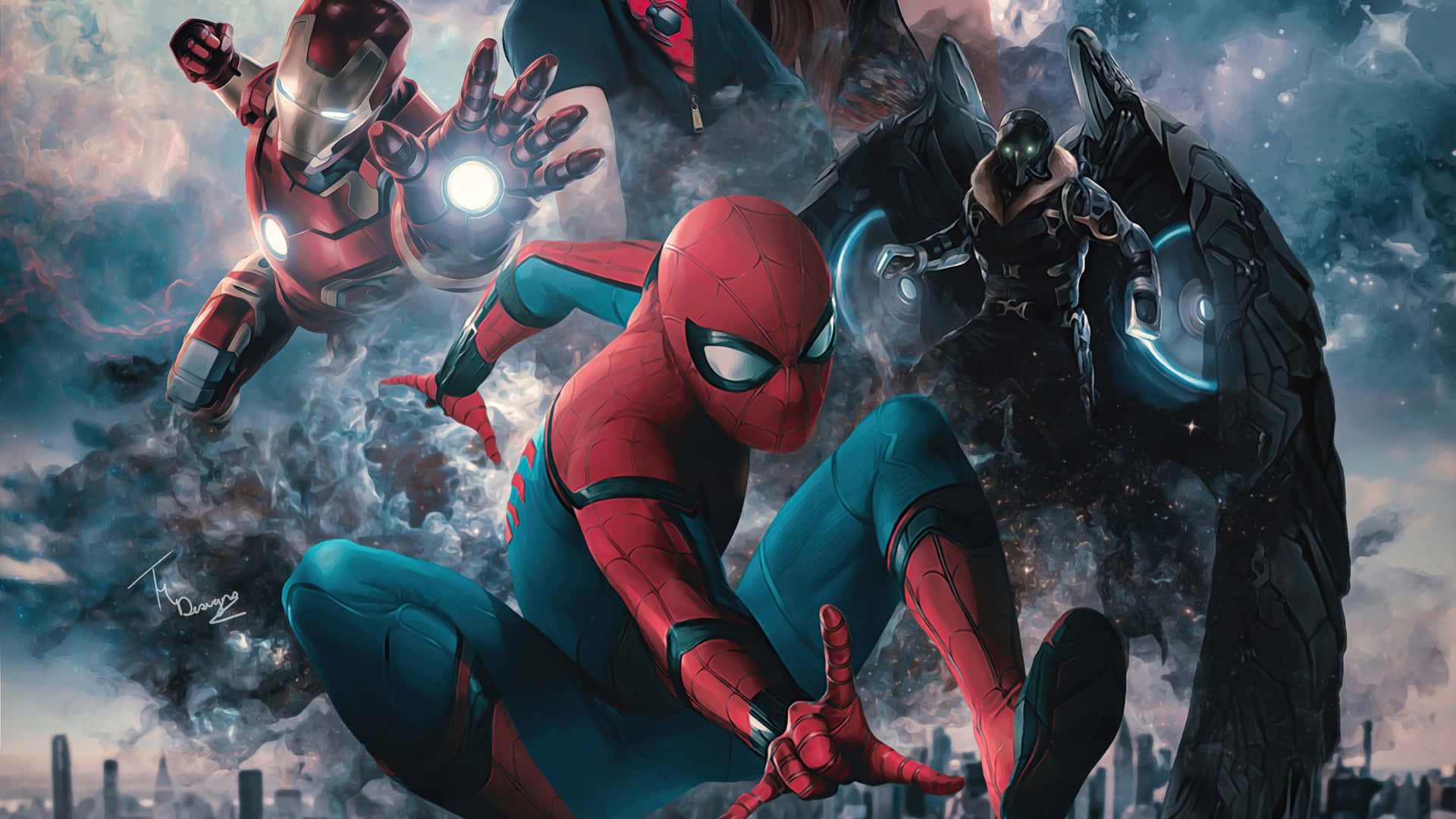 1920x1080 Amazing Spider 2 Poster Wallpaper
