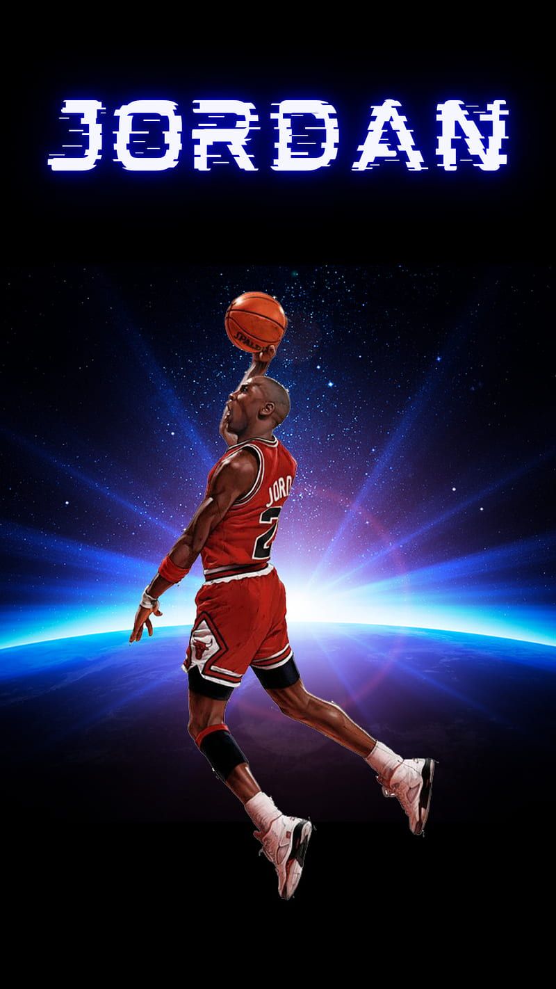 800x1422 Jordan, background, dunking, jumpman