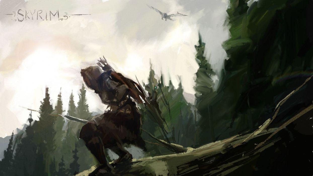 1244x700 Fan art The Elder Scrolls V: Skyrim wallpaperx1080