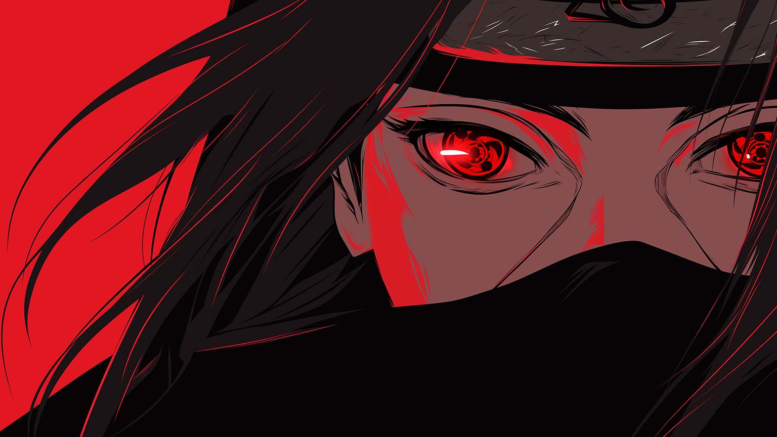 1536x864 Itachi Uchiha Sharingan Dark Desktop