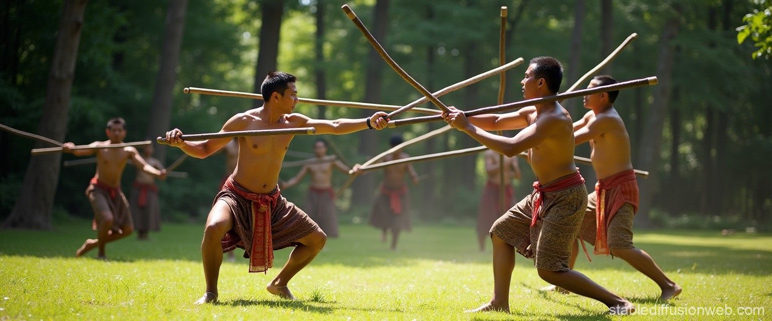 1536x640 Silambam Practitioners in Nature