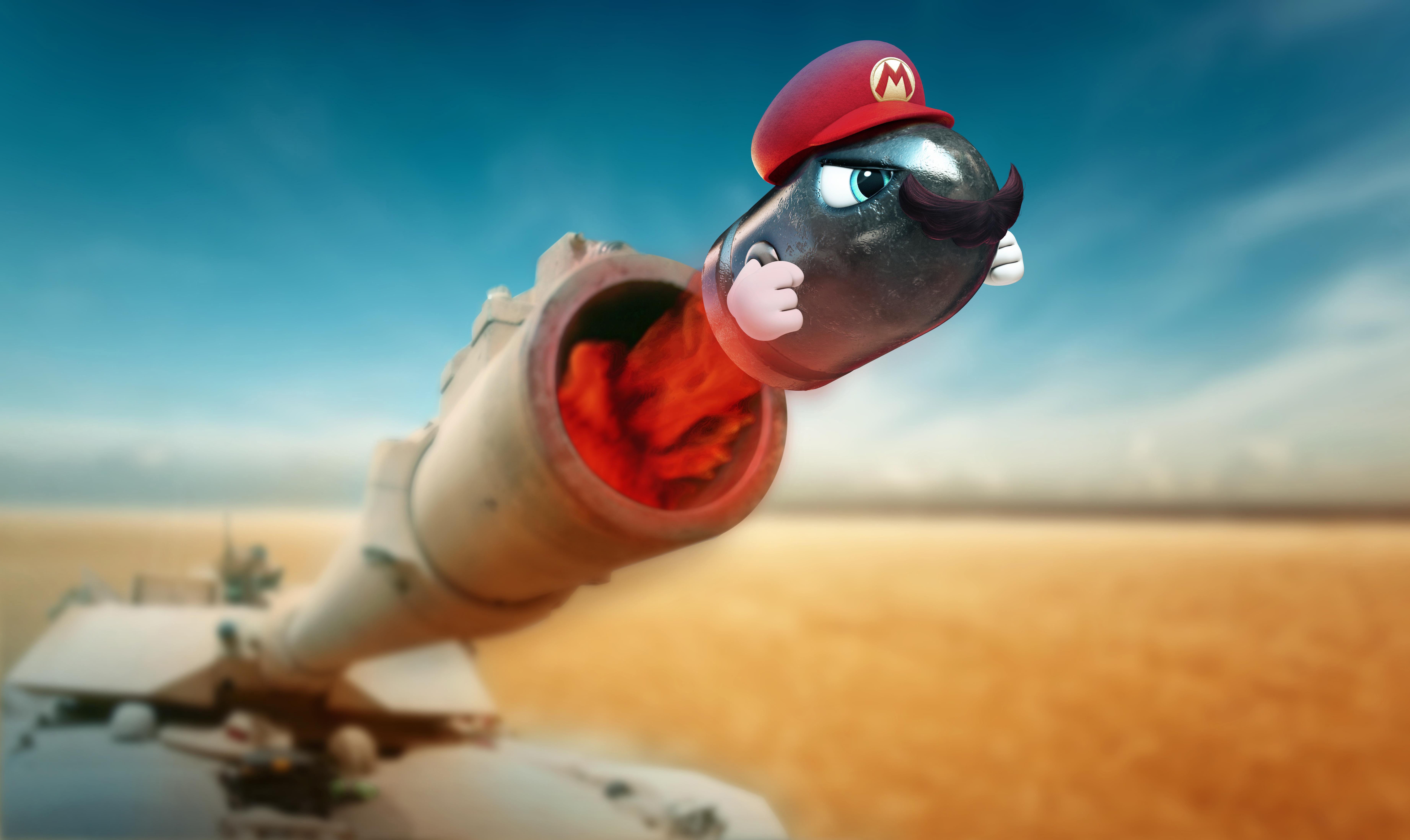 7372x4392 Wallpaper Super Mario Odyssey, HD, 5K, Games