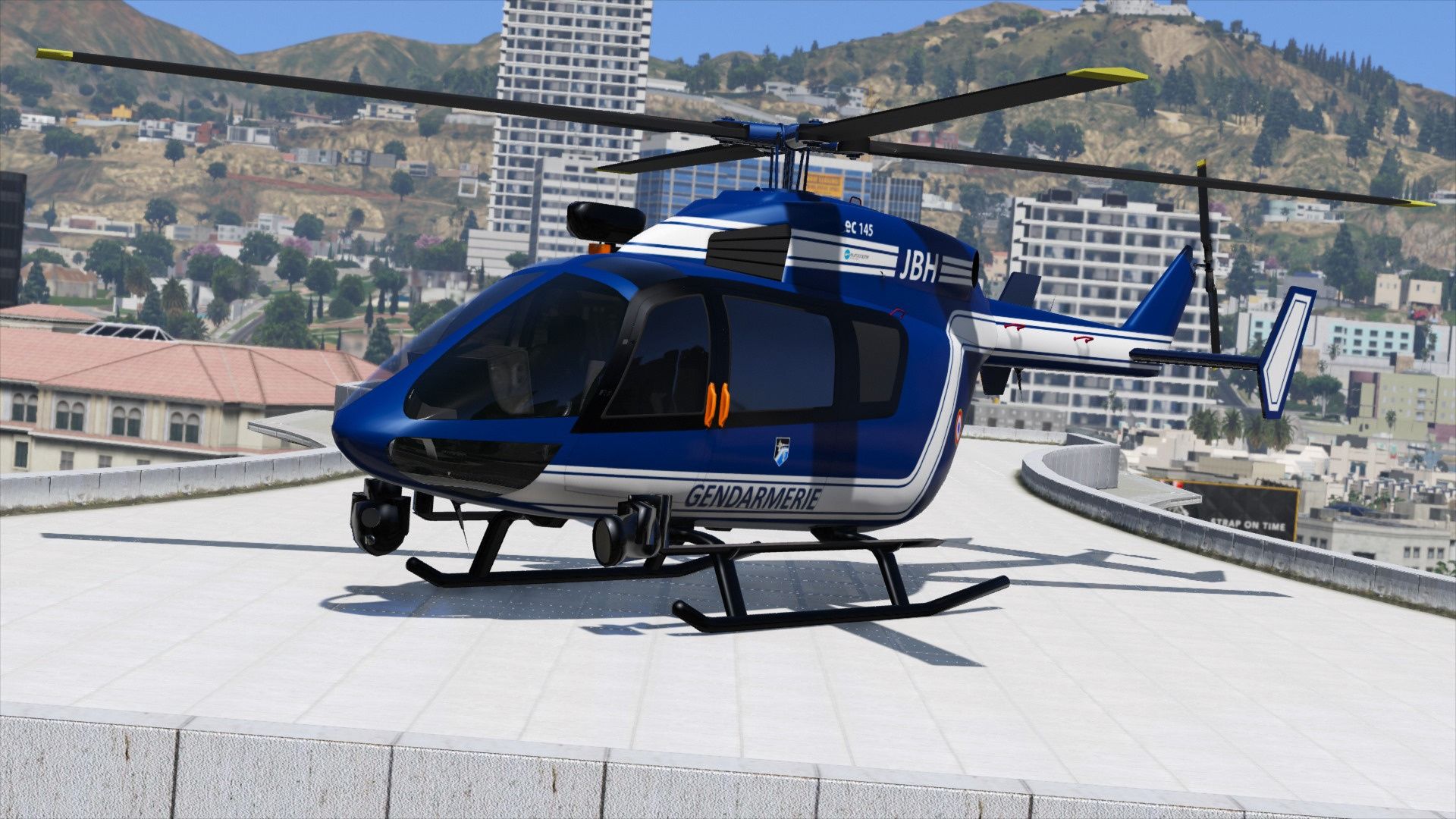 1920x1080 Eurocopter EC145 Gendarmerie Template
