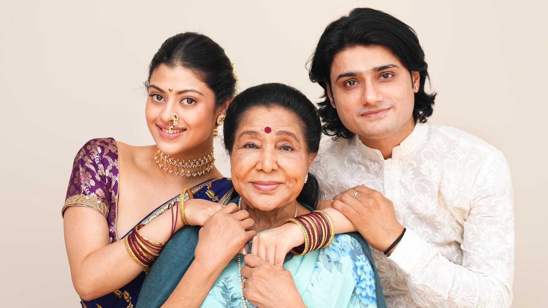 1920x1080 Asha Bhosle's granddaughter Zanai