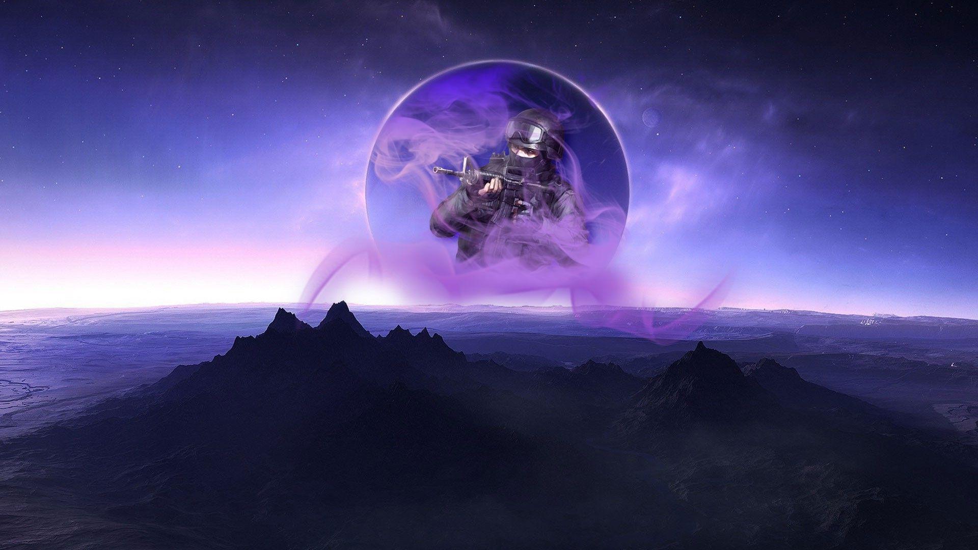 1920x1080 Counter Strike: Global Offensive, Video Games, Purple, Smoke