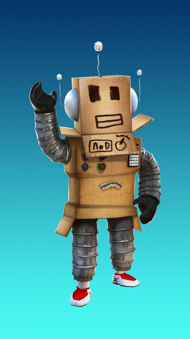 Hình nền nhân vật Robot 720x1280 trong game Roblox di động.  Người máy