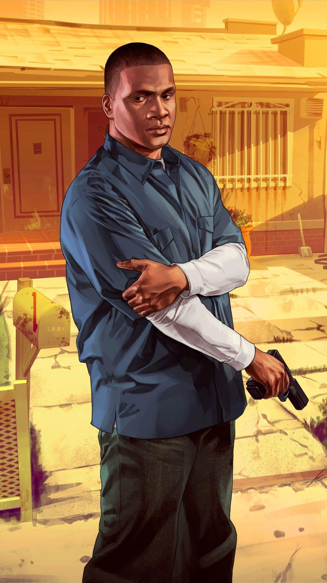 1080x1920 GTA 5 Franklin Wallpaper