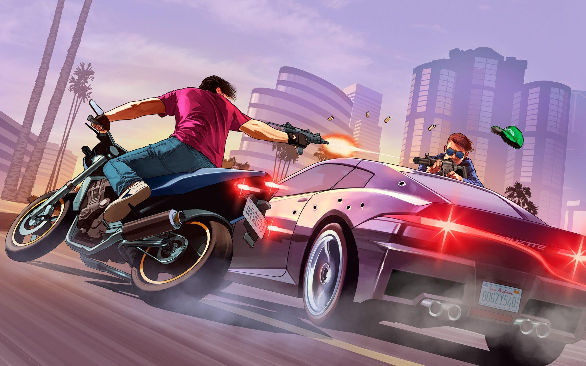 1920x1200 GTA 5 Street Fight Wallpaper. HD Wallpaper. Grand theft auto, Gta online, Gta